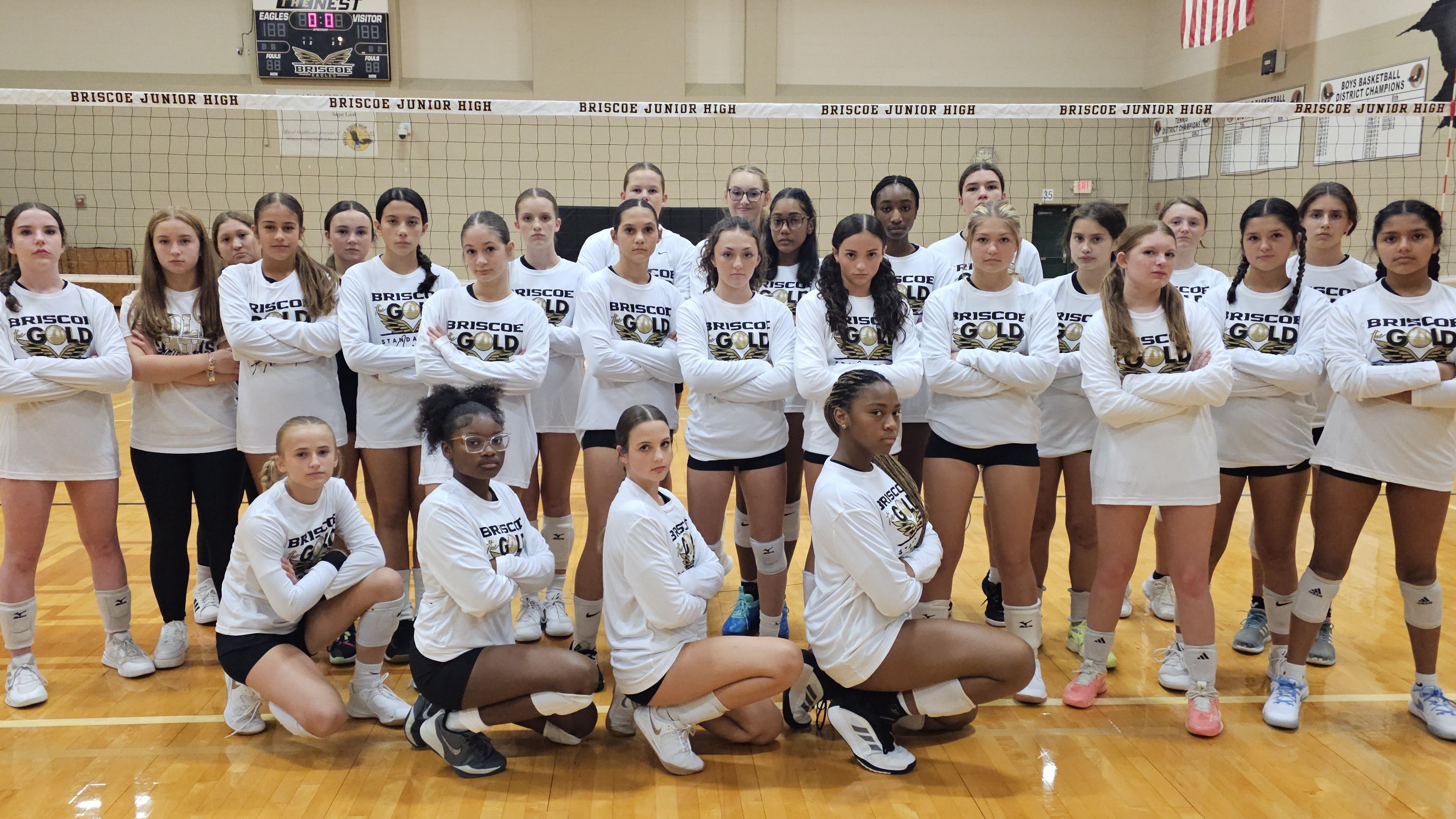 Slide 4 - Lady Eagles Game Faces ON!!