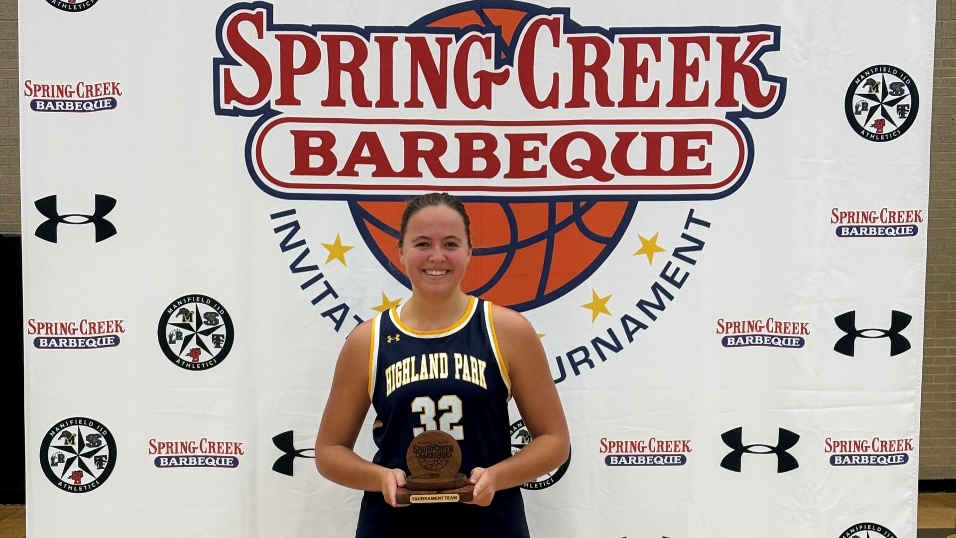 Slide 1 - Senior Captain Cate Young Named To  All-Tournament Team at Mansfield ISD Spring Creek Barbeque Basketball Tournament