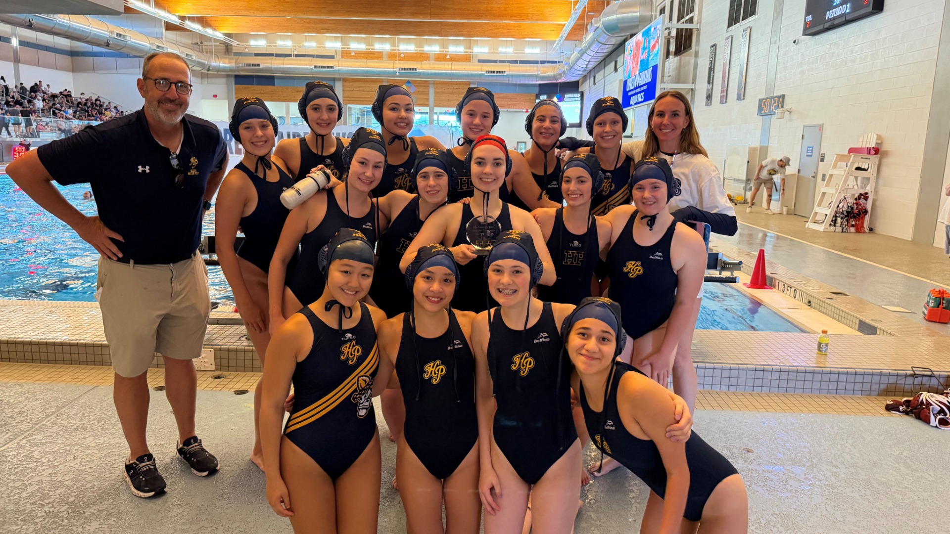 Slide 0 - Lady Scots Water Polo Team Places 3rd at the Cy-Fair ISD Tournament
