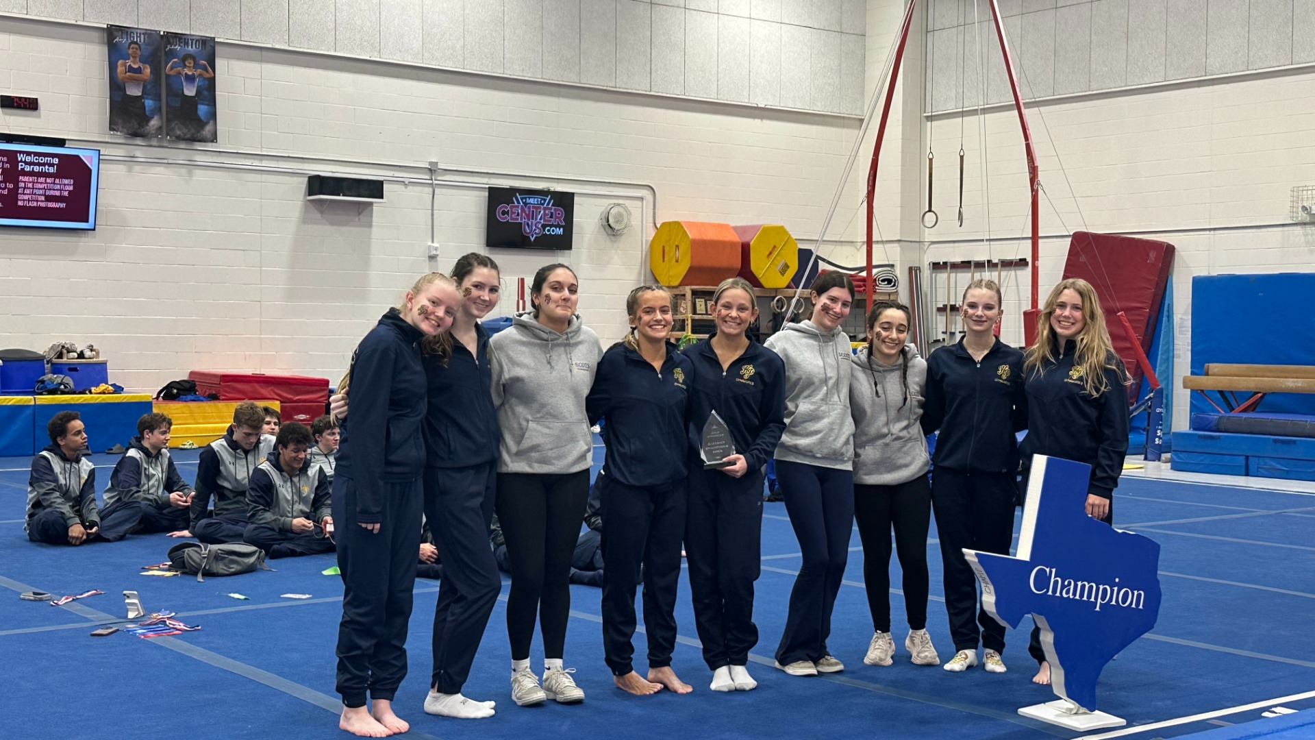 Slide 0 - Lady Scots Gymnastics Team Wins District Championship