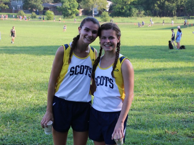2018 Greenhill Relays - Senior Captain Maddy Stephens & Sophomore Isabel Blaylock
