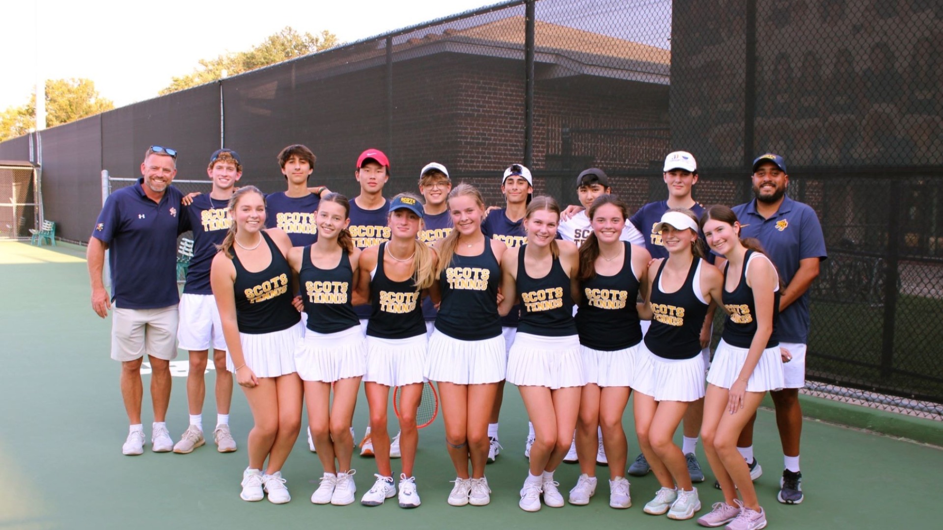 Slide 8 - JV Team Tennis Begins District Play by Defeating RL Turner