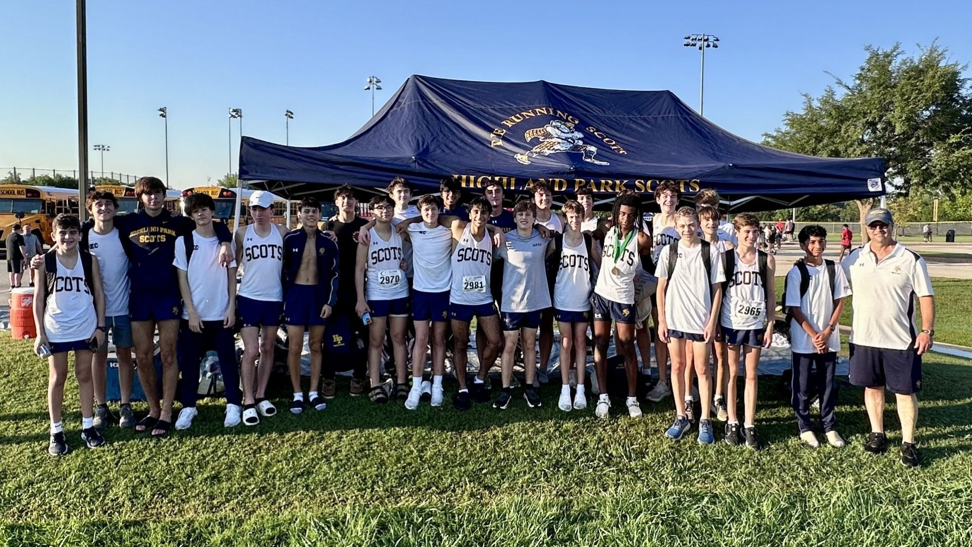 Slide 4 - Running Scots compete at Southlake 2 Mile XC Invitational