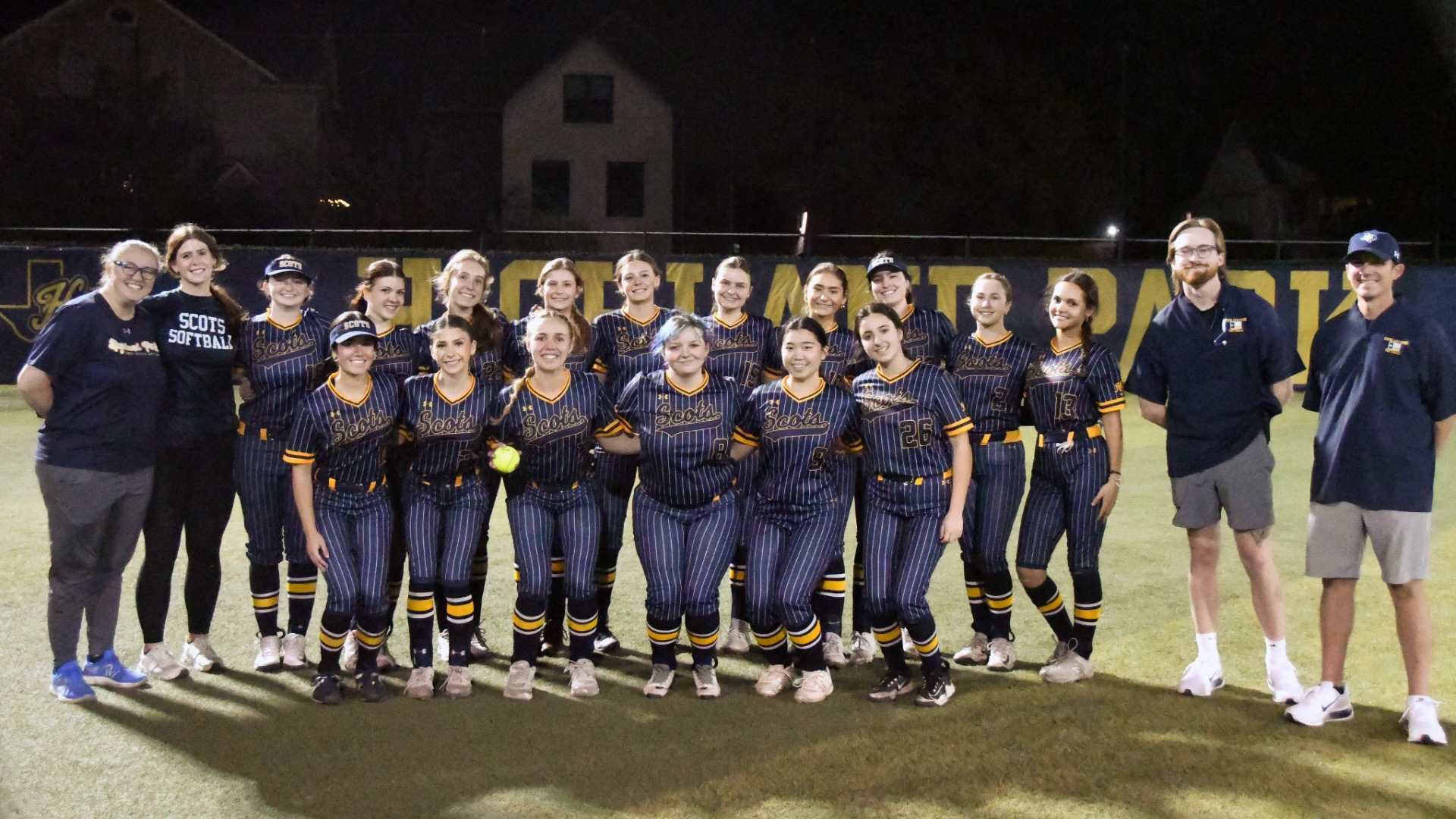 Slide 1 - Lady Scots Softball Wins Season Opener vs Lake Highlands