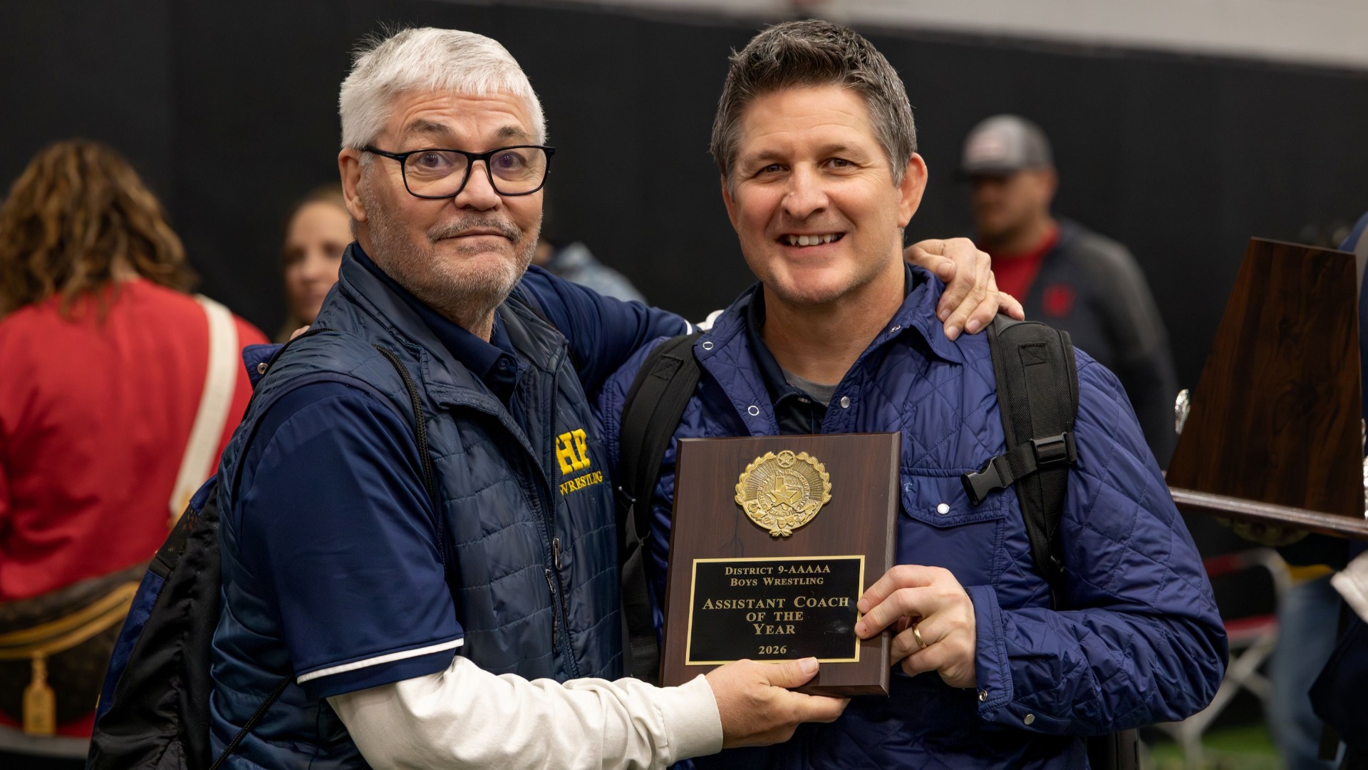 Slide 2 - Coach Eaton Named District 9-5A Assistant Wrestling Coach Of The Year