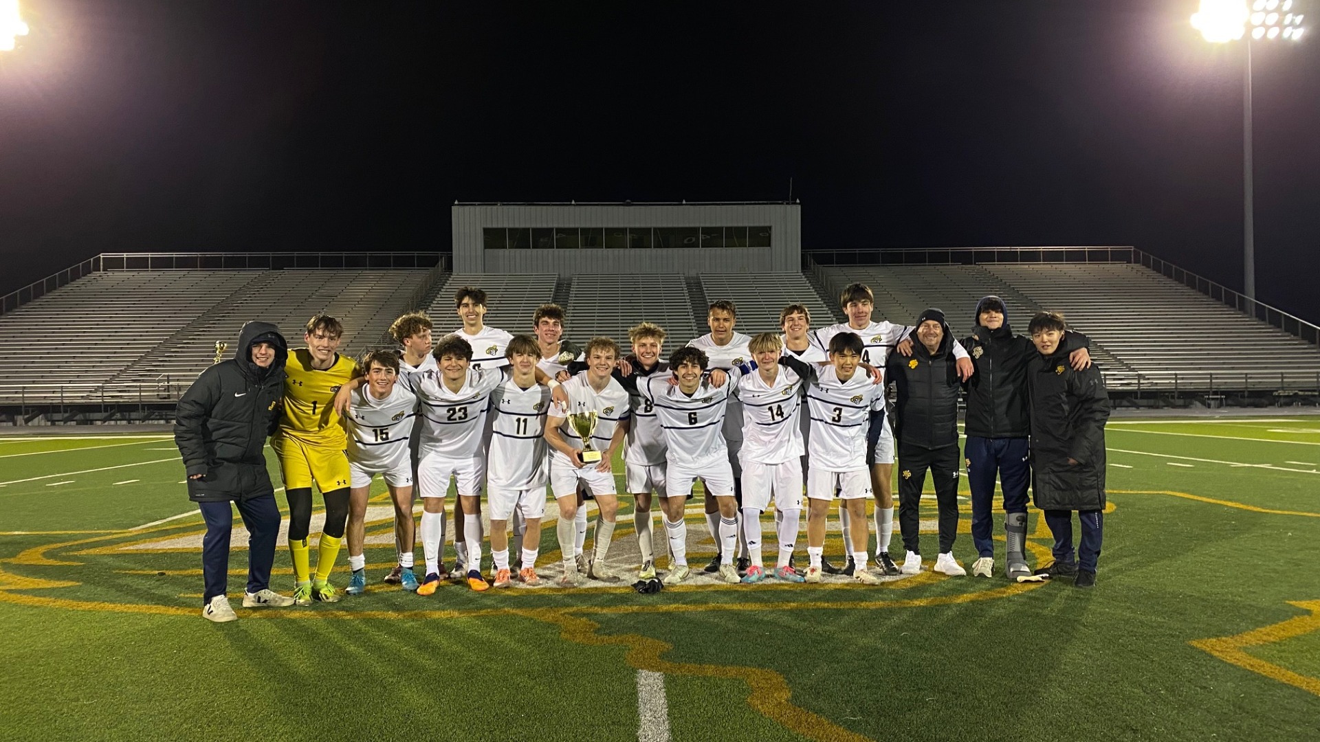 Slide 3 - Scots Varsity Soccer Team - DeSoto Tournament Champions - Congratulations!