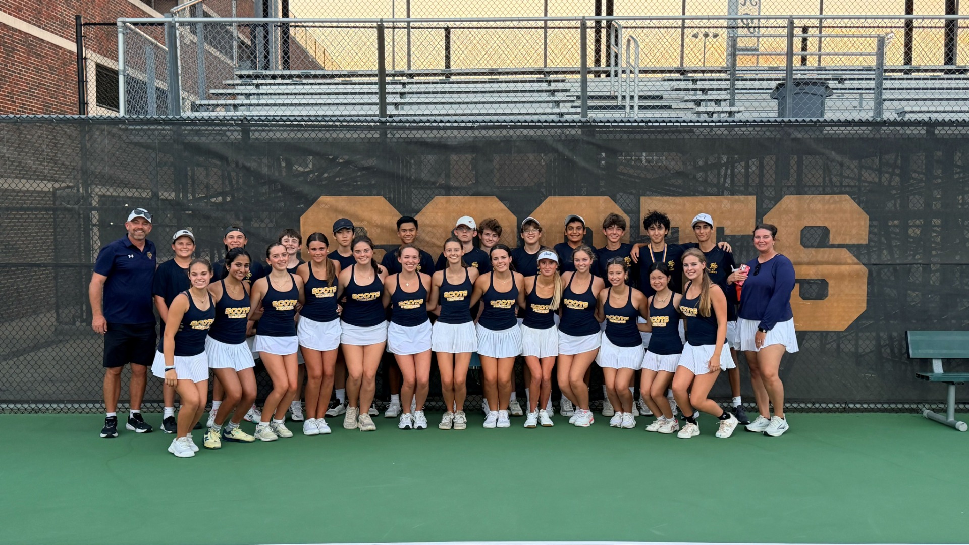 Slide 2 - JV Team Tennis Begins District Play by Defeating Birdville