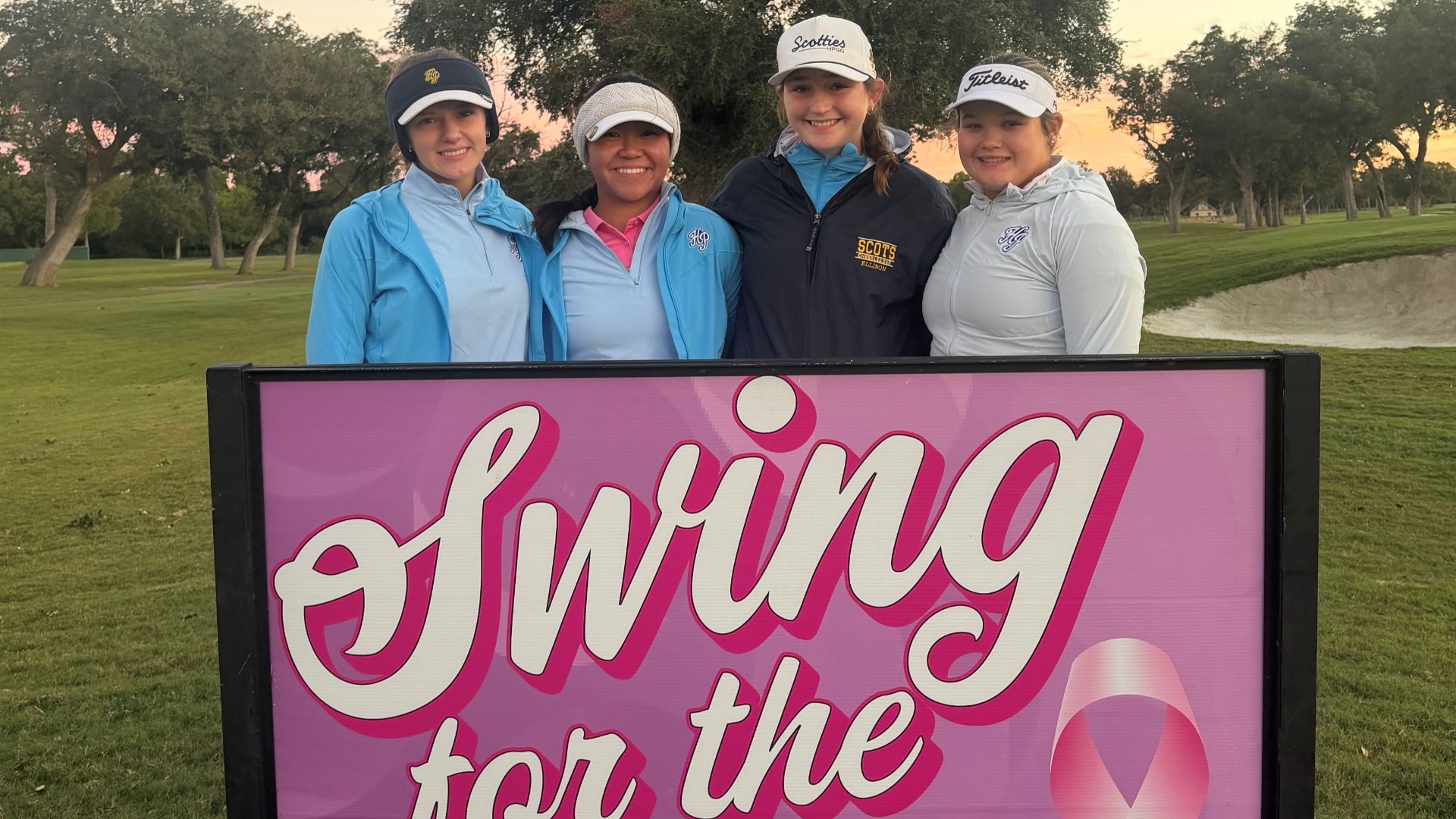 Slide 3 - Lady Scots Varsity 1 Golf Team Competes Well at the Swing For The Cure Tournament