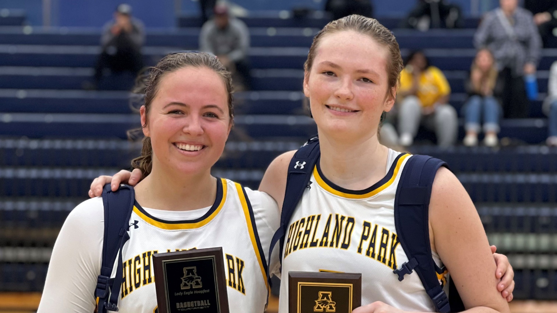 Slide 3 - Kate Young and Kate Danner Named To  All-Tournament Team at Allen Hoopfest