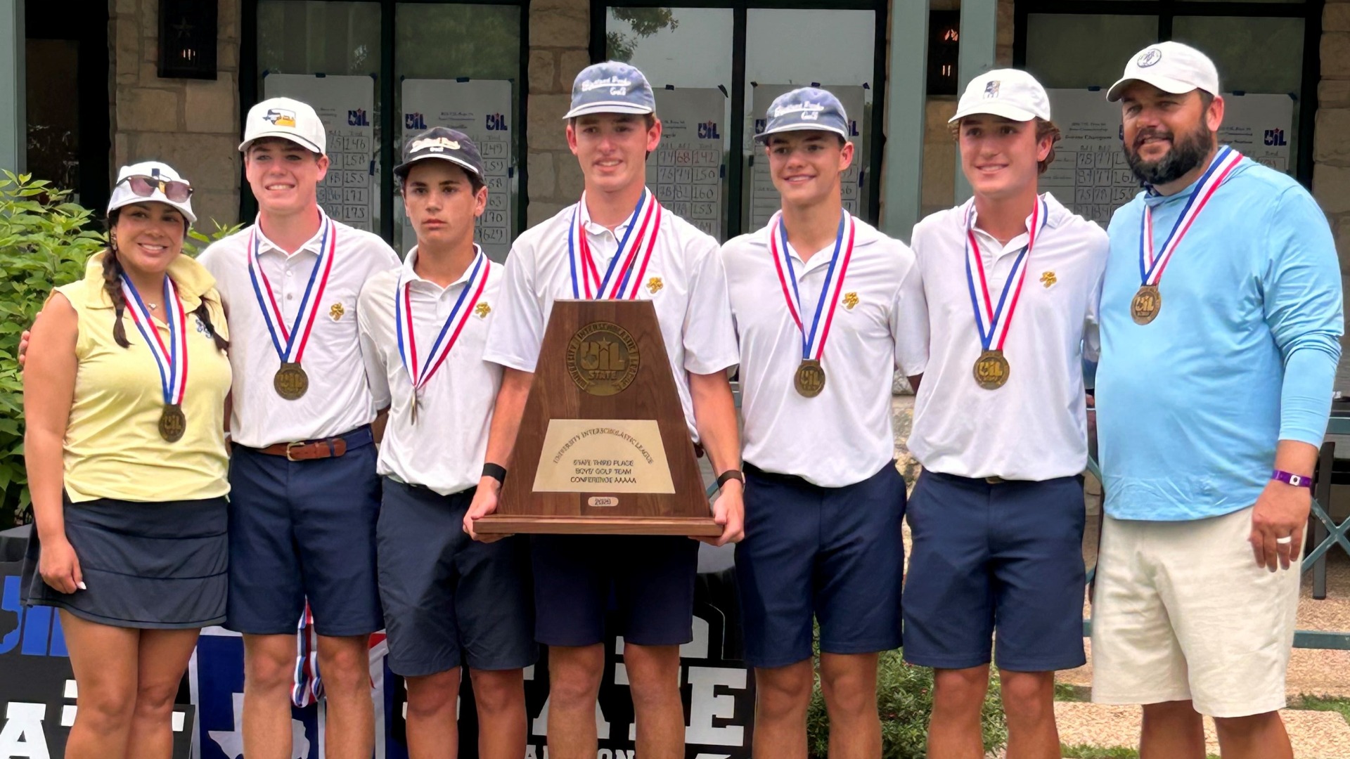 Slide 1 - Scots Varsity 2 Golf Team - UIL Class 5A State Golf Tournament - 3rd Place - Congratulations!