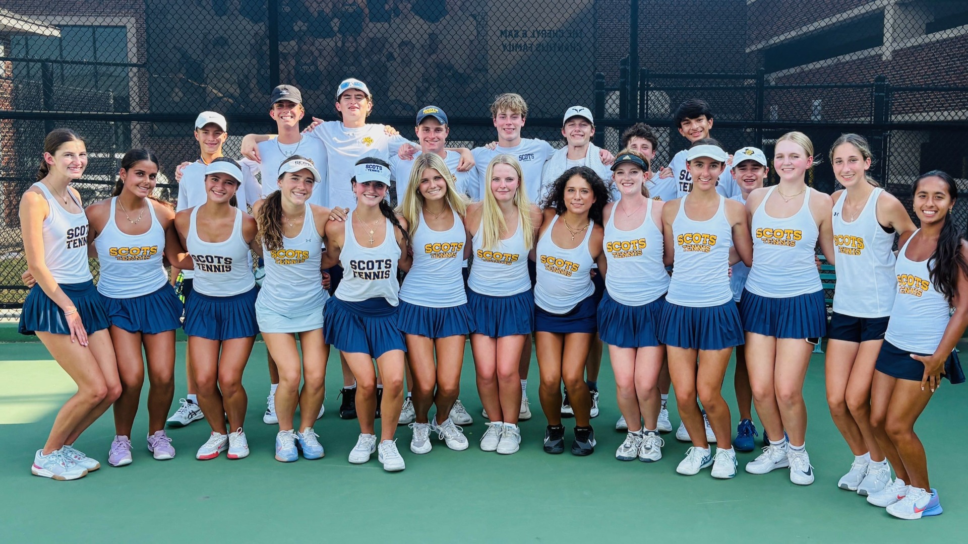 Slide 8 - Scots Team Tennis Wins First District Game of the Season vs Creekview