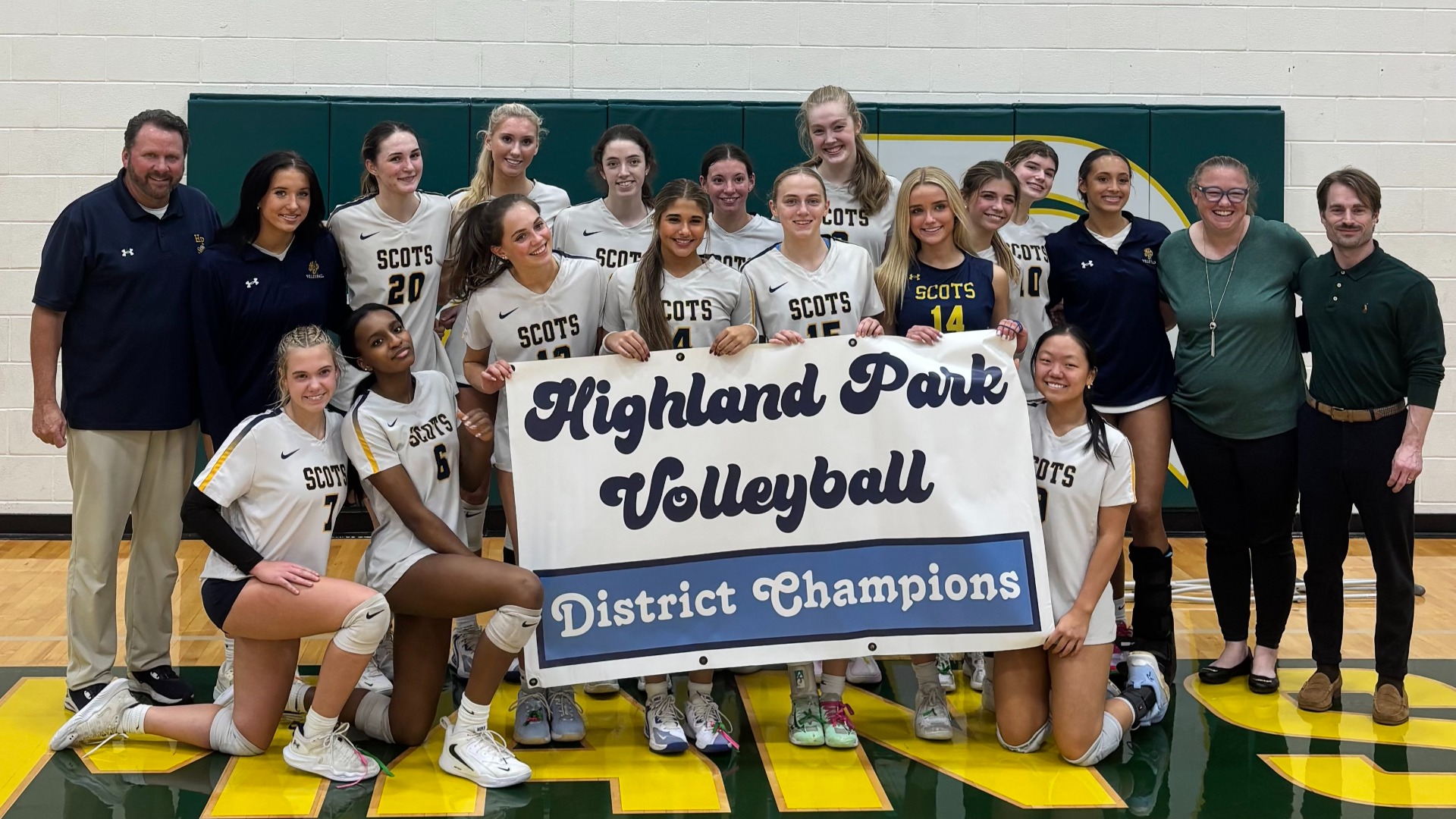 Slide 7 - Scots Varsity Volleyball - District 12-5A Champions