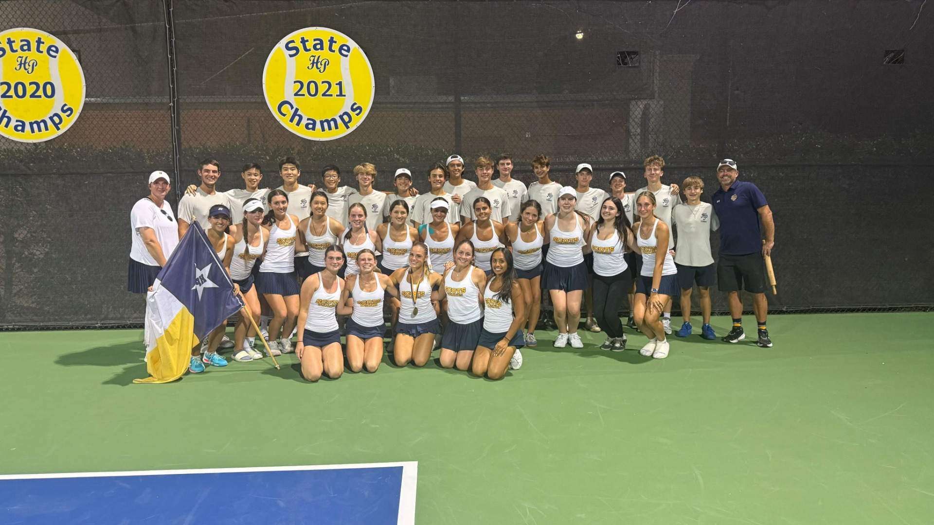 Slide 2 - Congratulations to Scots Varsity Team Tennis as they defeated 11th Ranked Reedy