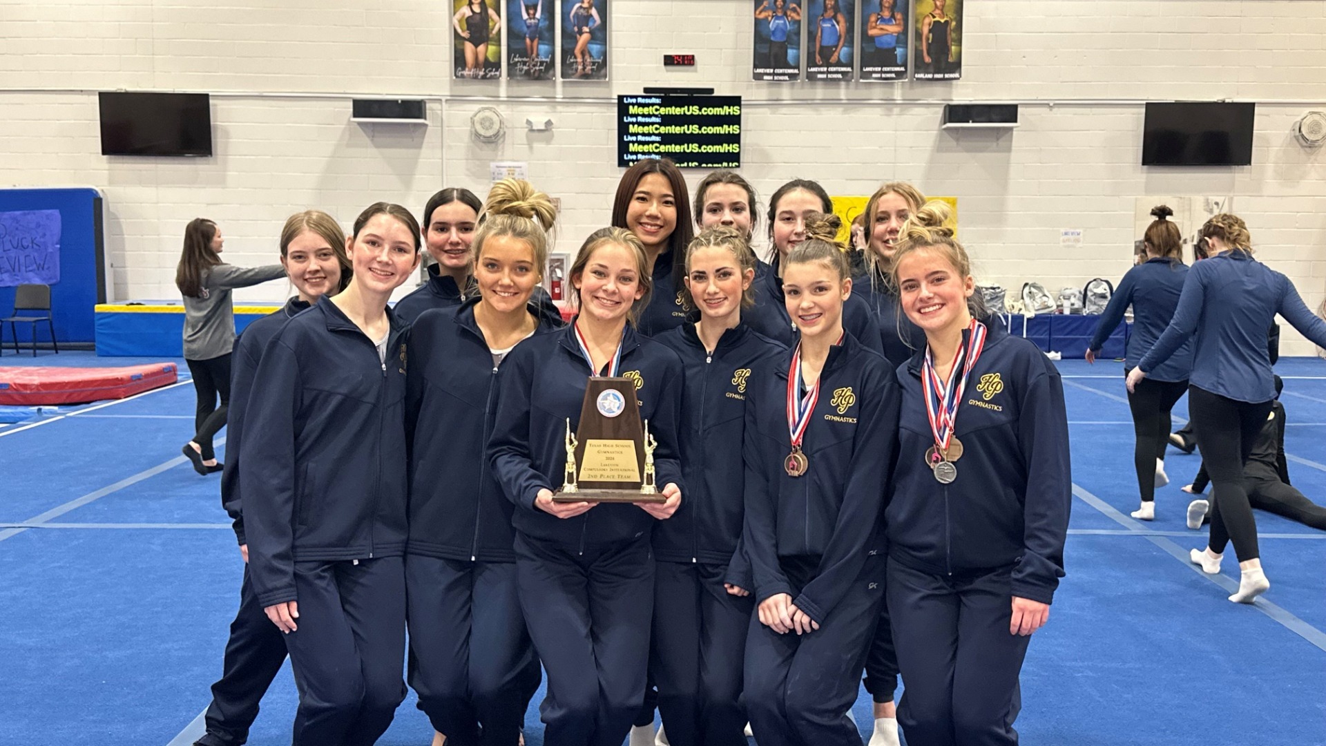 Slide 2 - Lady Scots Gymnastics Team Places 2nd at Lakeview Centennial Invitational