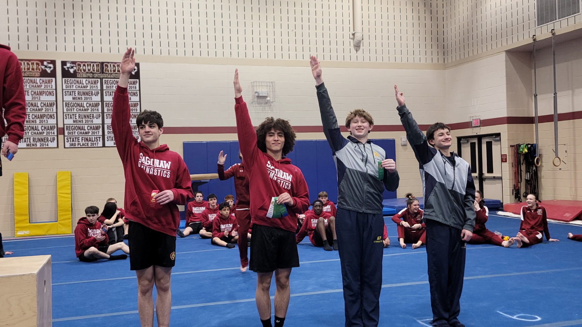 Slide 0 - Scots Gymnastics Team Places 2nd in Saginaw Tri-Meet