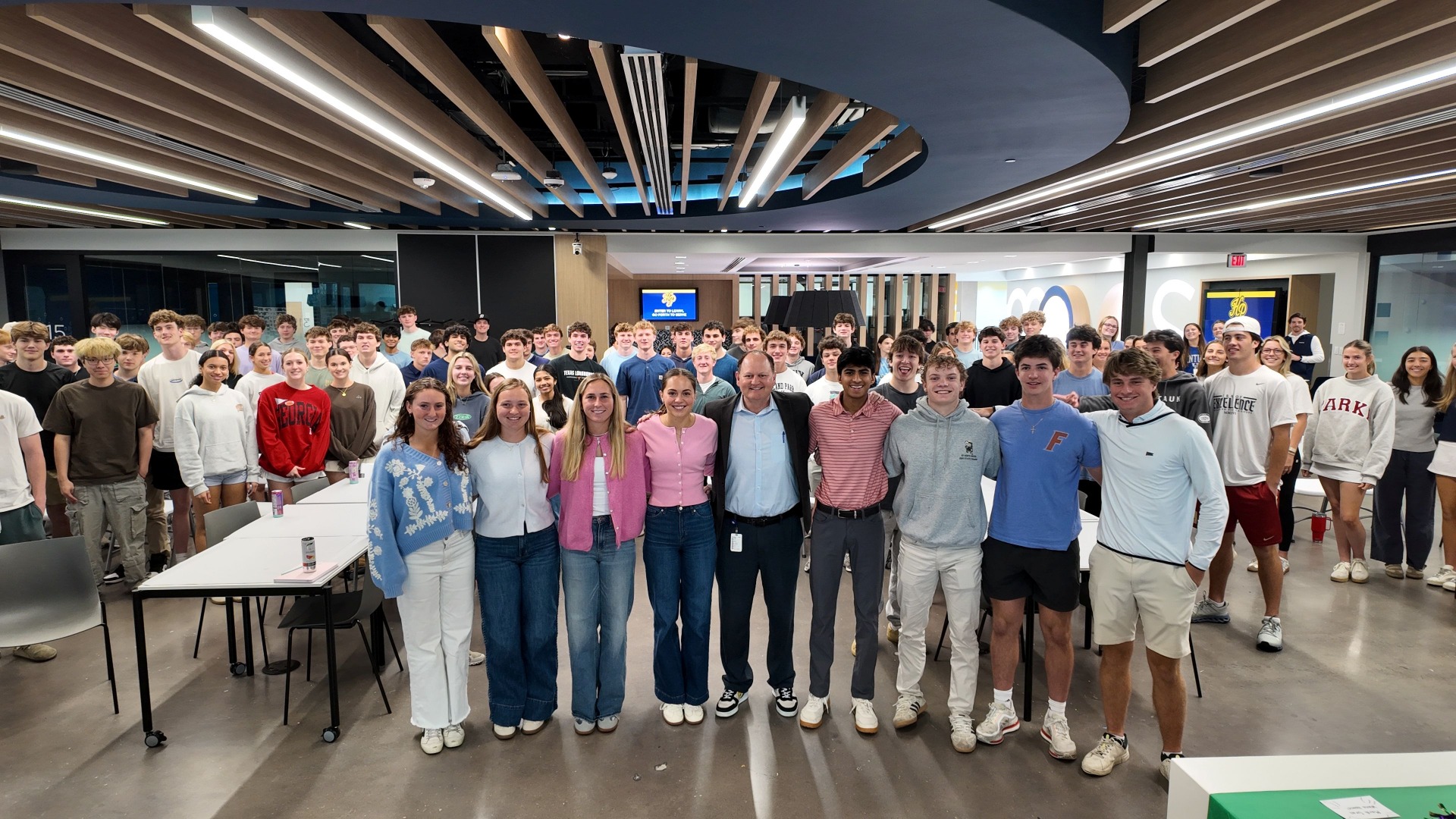 Slide 0 - Members of the Scot Captain Council Speak to the MAPS Classes on Leadership