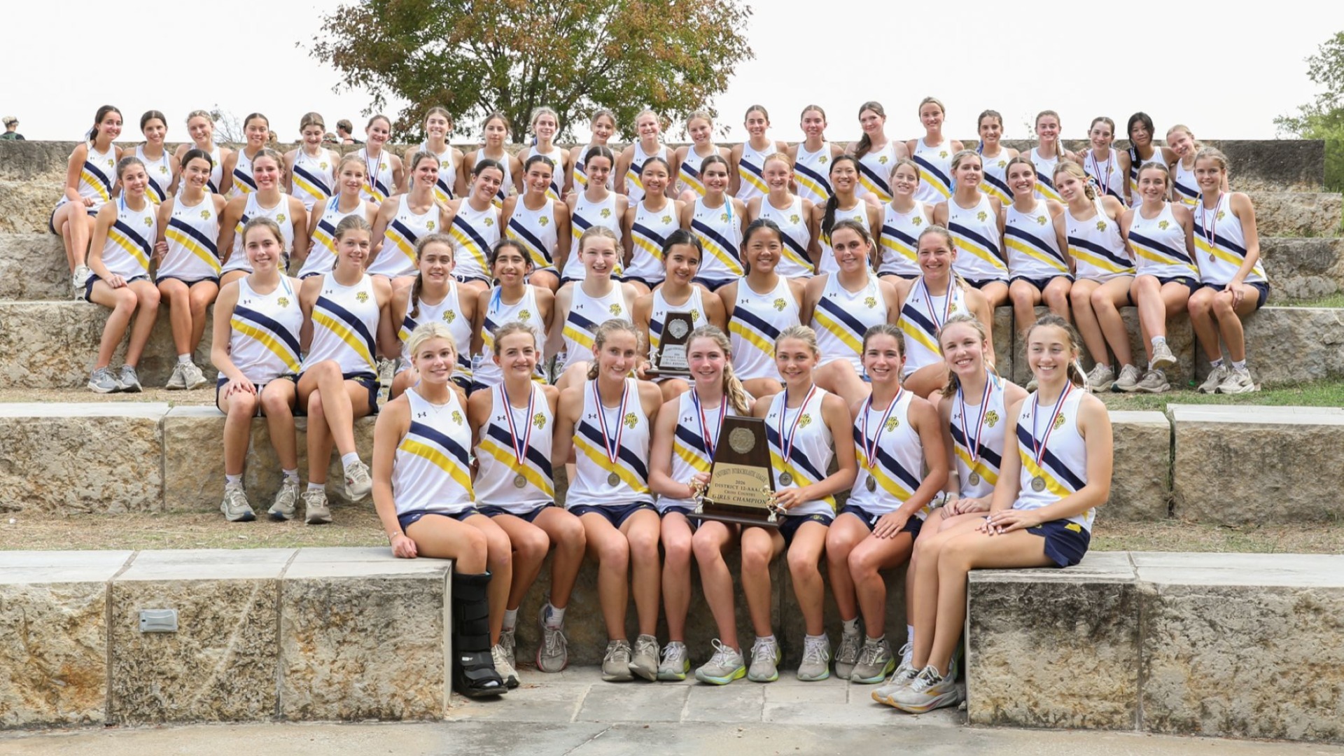 Slide 0 - Lady Scots Varsity Cross Country Team - District 12-5A Champions; JV Team - Runner-Up - Congratulations!