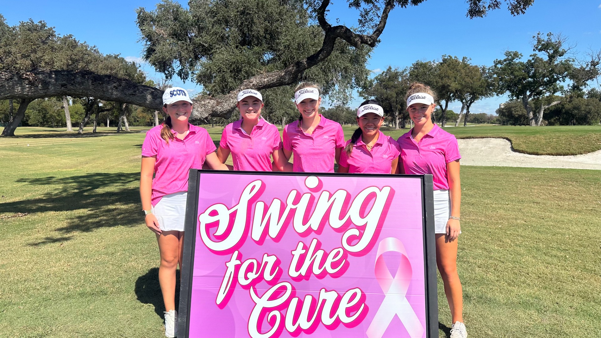 Slide 6 - Lady Scots Varsity 1 Golf Team Competes at the Swing For A Cure