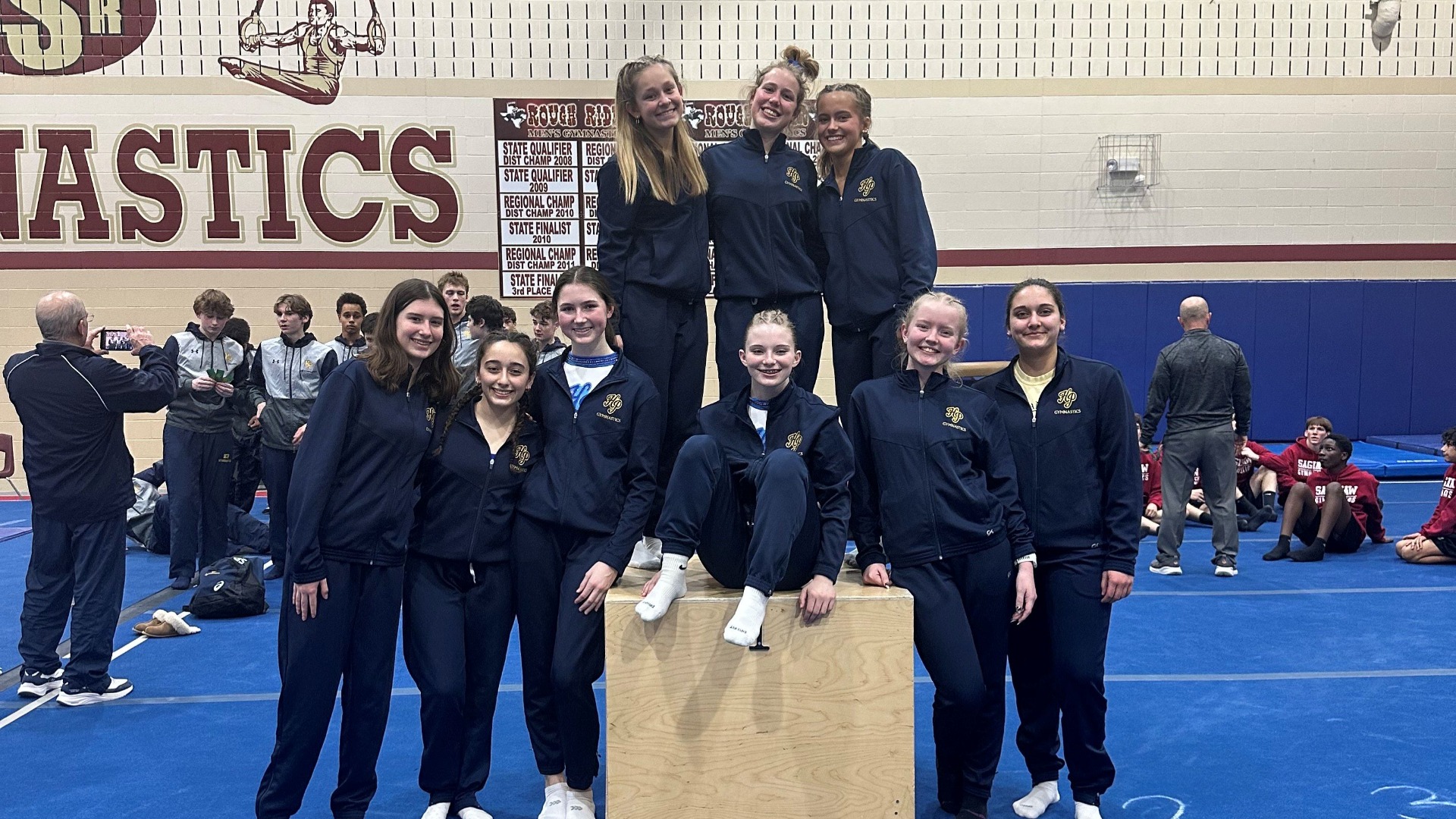 Slide 1 - Lady Scots Gymnastics Team Wins Saginaw Tri-Meet