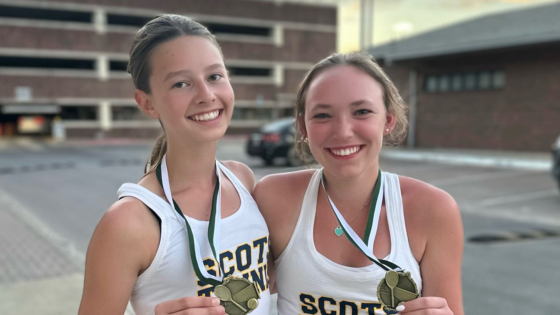 Slide 0 - Elliot Christian and Bea Haddock Win Girls Doubles at the Prosper JV Tournament