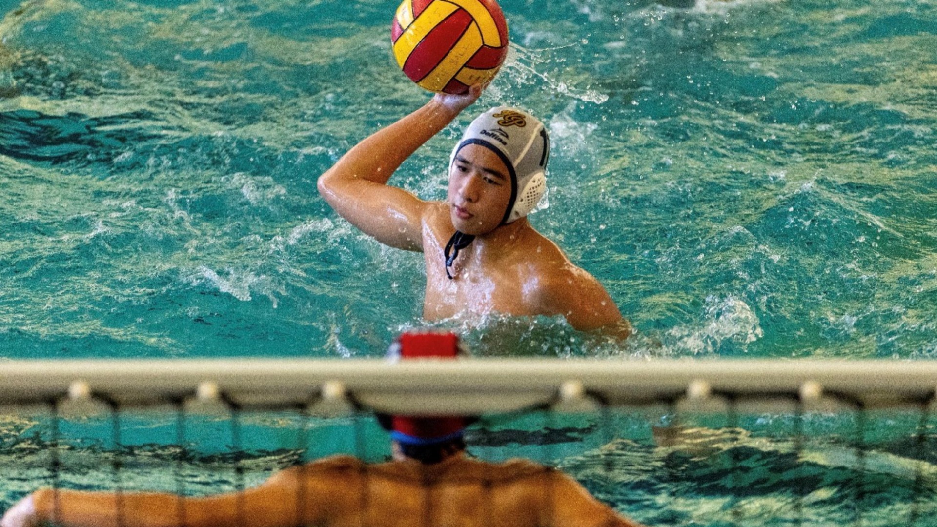Slide 0 - Scots Water Polo Team Begins District with a Win vs Rock Hill