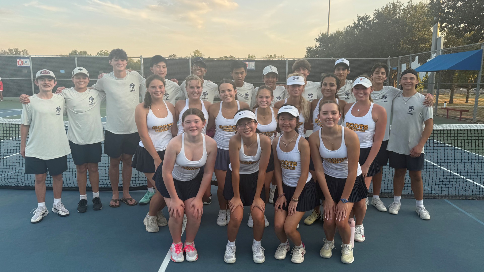 Slide 2 - Scots JV Team Tennis Wins District Match vs Grapevine