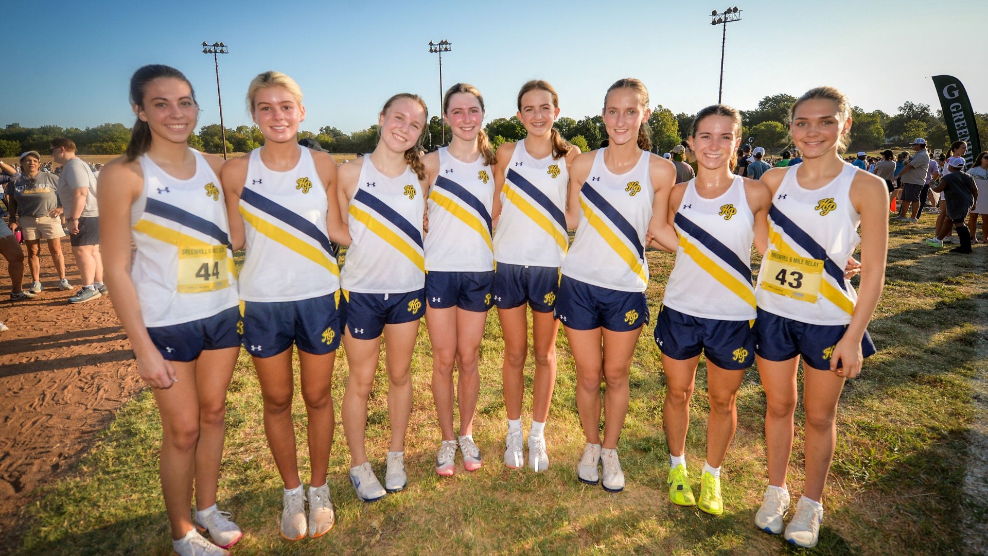 Slide 0 - Lady Scots Cross Country Team Competes Well at the Greenhill 6-Mile Relay Meet