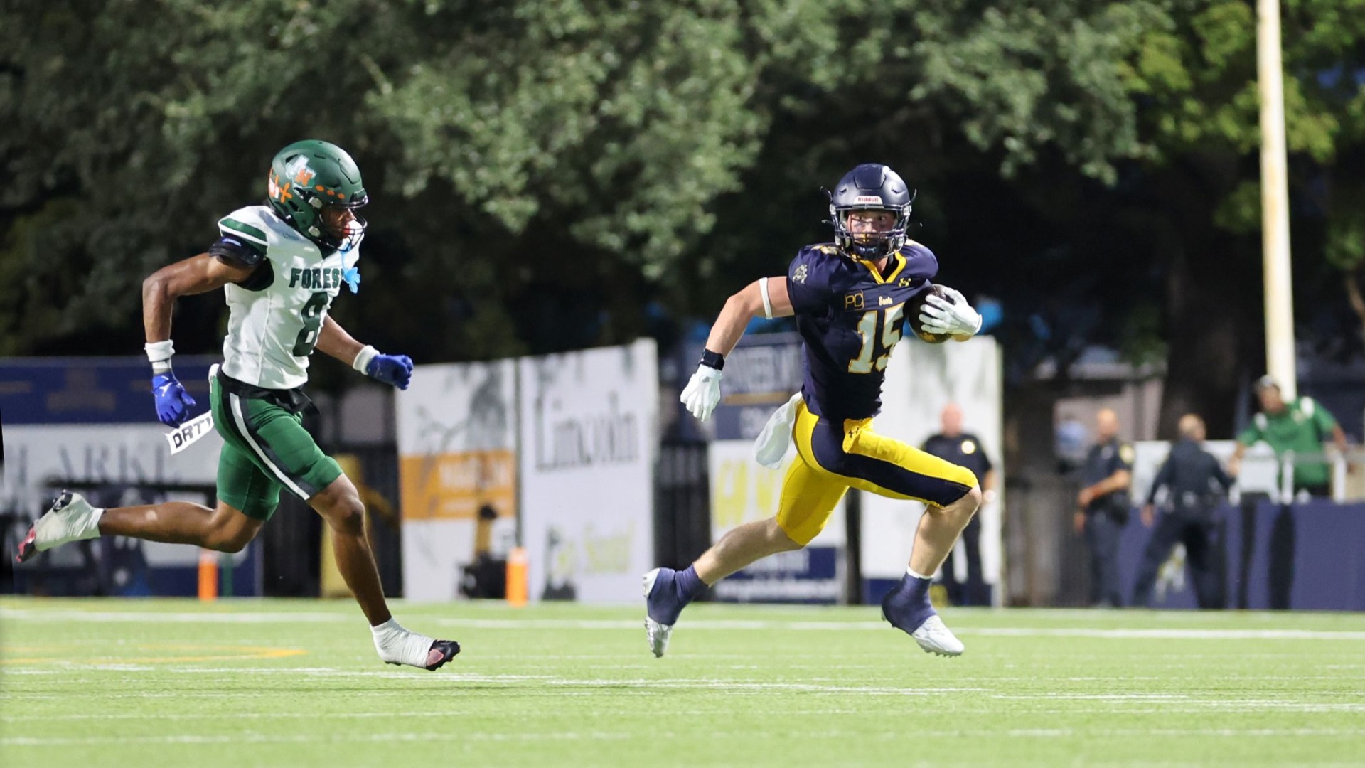 Slide 1 - Scots Varsity Football Team Wins District 6-5A Opener vs Naaman Forest