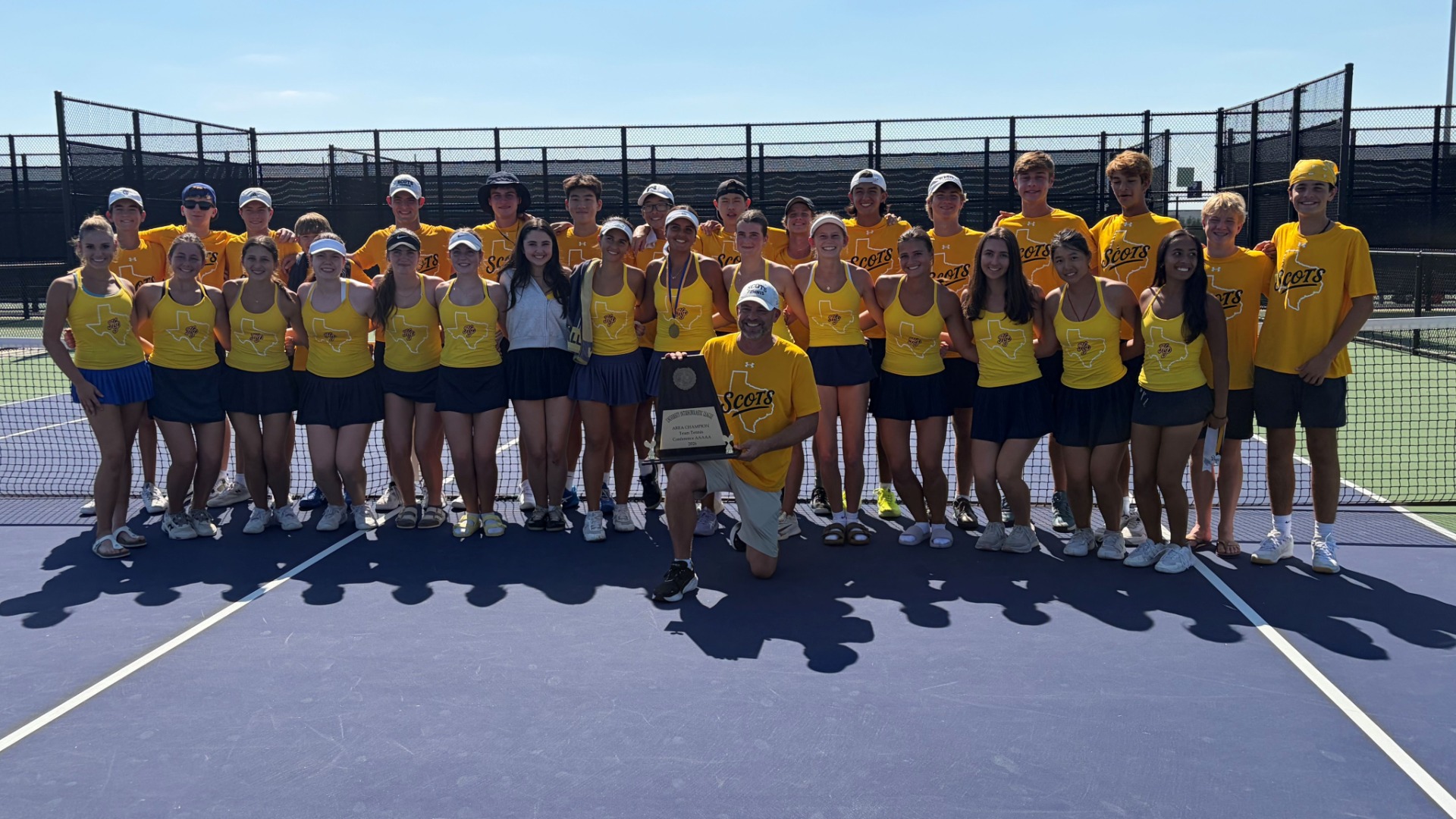 Slide 0 - Scots Team Tennis - Area Champions - Congratulations!