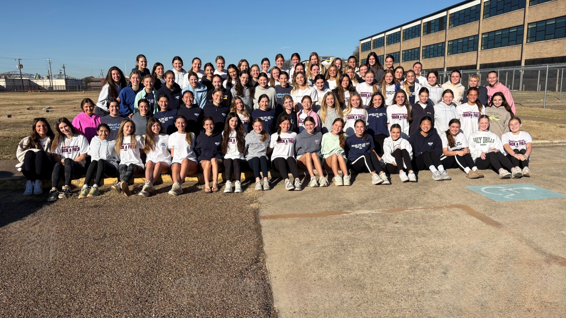 Slide 0 - Lady Scots Track & Field Team Serves the Community by Volunteering at Brother Bills