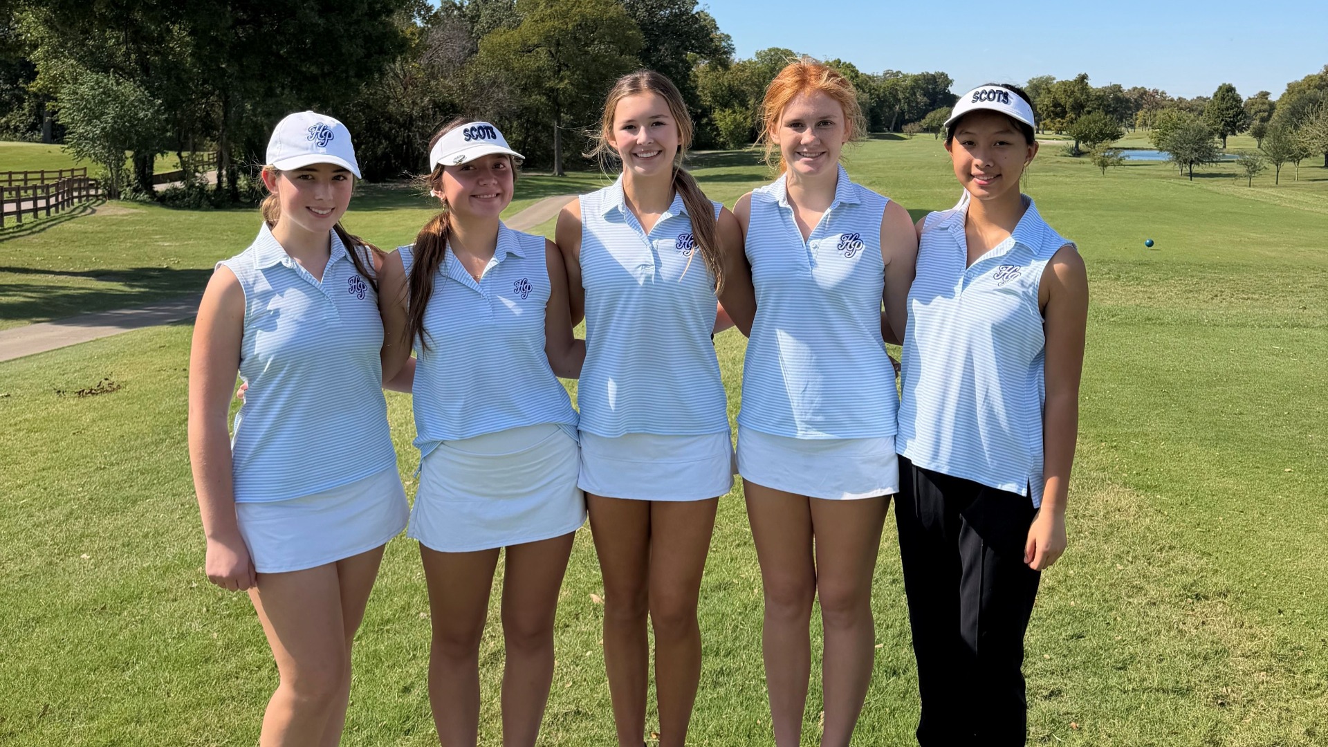 Slide 2 - Lady Scots Varsity 2 Golf Team Competes Well at the Pink Out Tournament at Sherrill Park