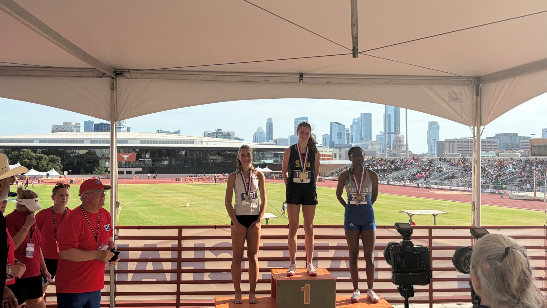 Slide 0 - Adelaide Wortman Selected to the Texas High School Coaches Association 2026 Super Elite Track & Field Team
