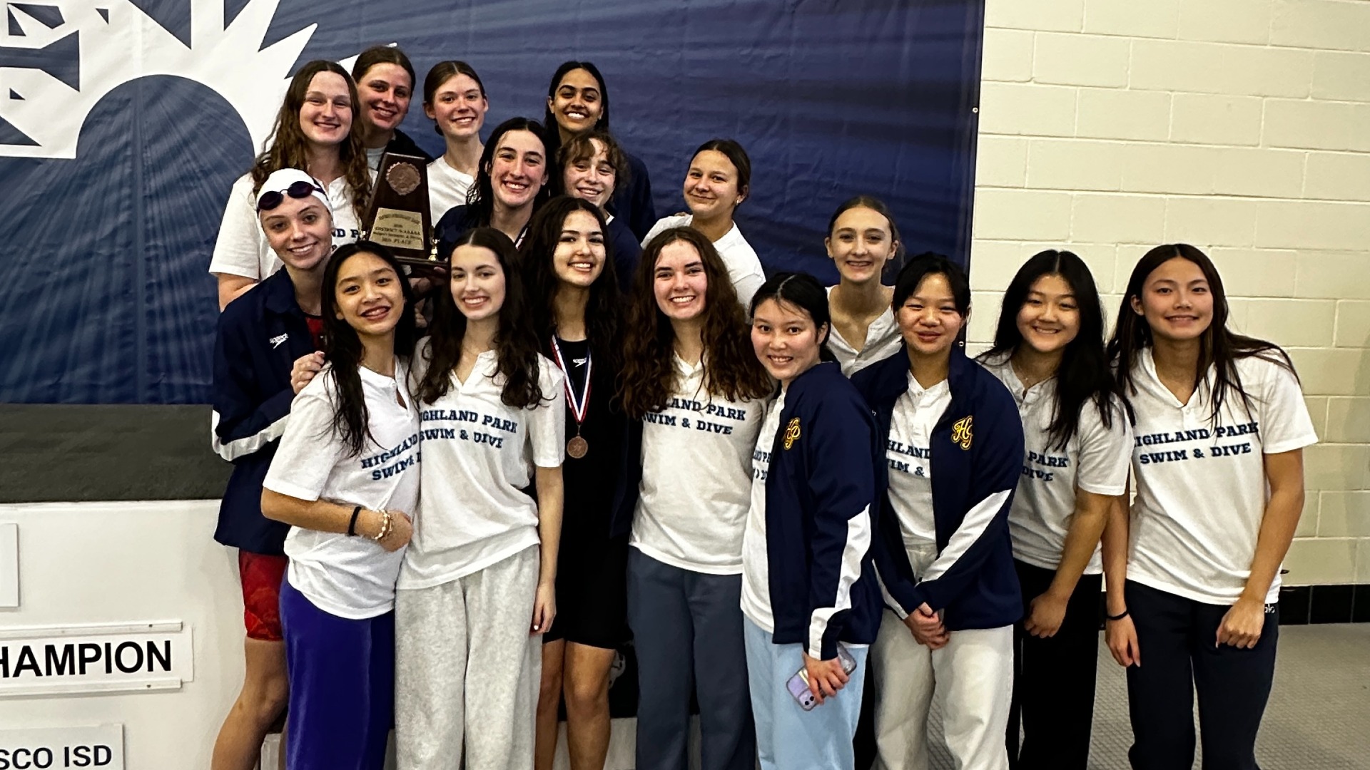 Slide 4 - Lady Scots Swimming and Diving Team Places 3rd at the District 9-5A Championships 