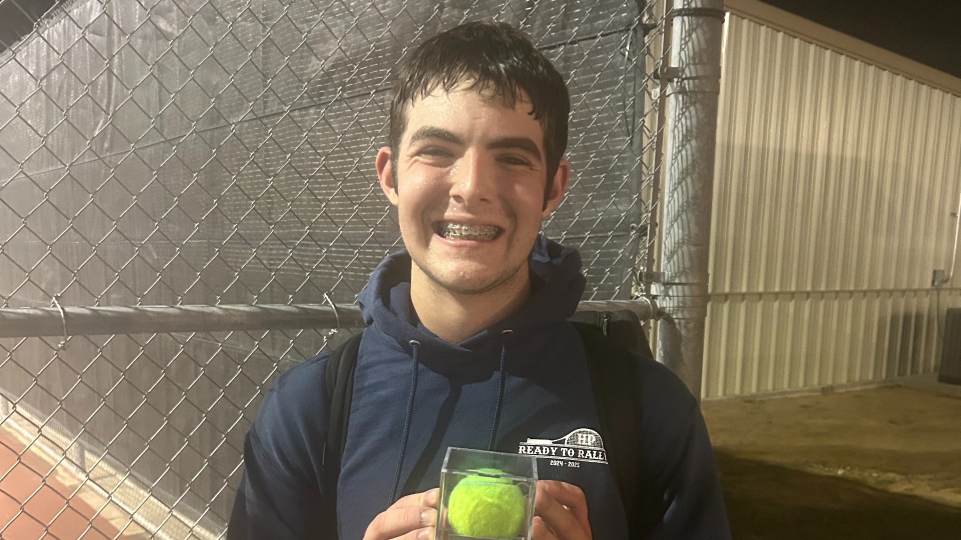 Slide 1 - Matteo Negri places 2nd in Boys Singles at Ennis Tournament