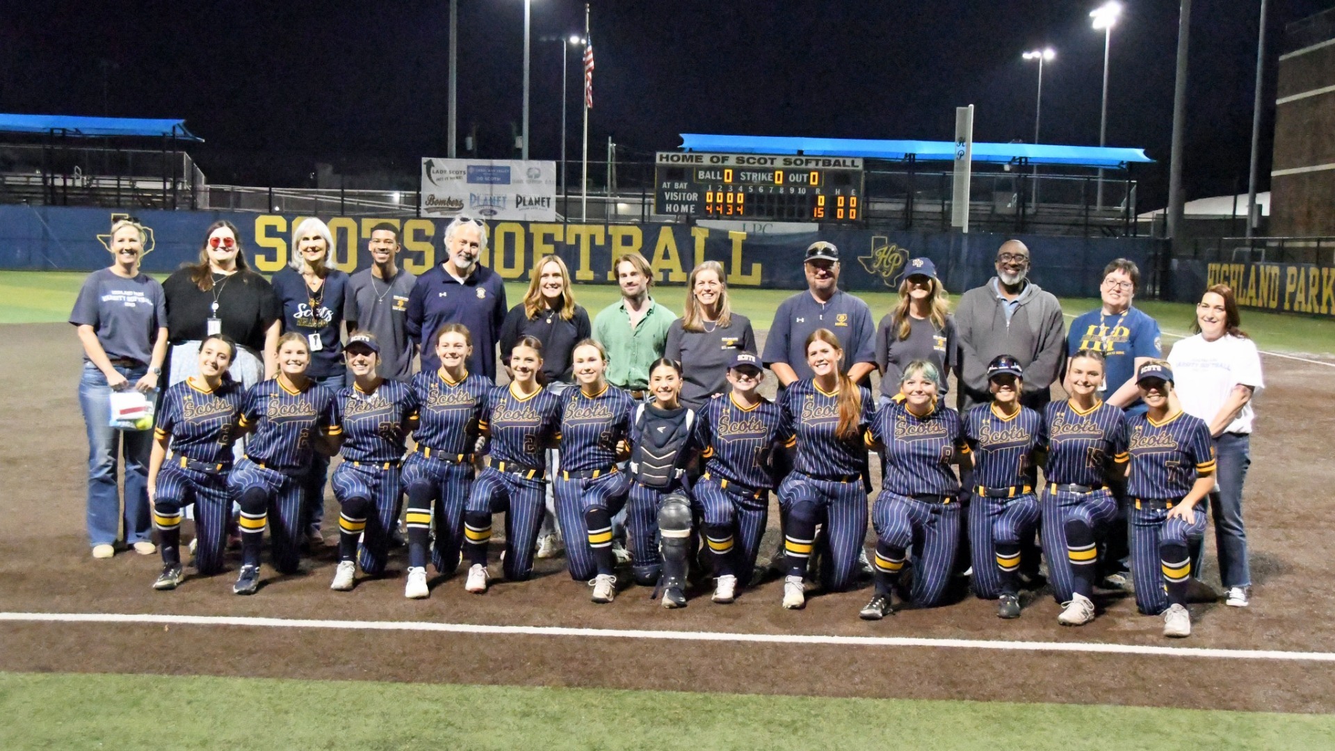 Slide 5 - Varsity Softball Team Recognizes Teachers at Teacher Appreciation Night