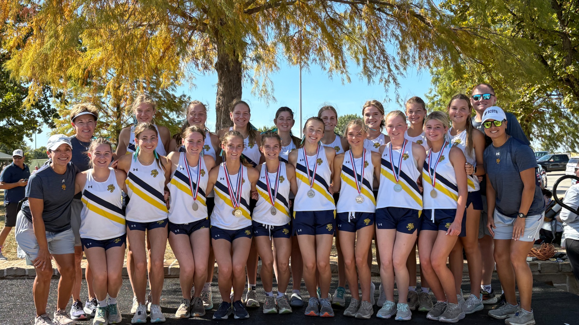 Slide 8 - Lady Scots Cross Country Team - Region II-5A Runner-Up