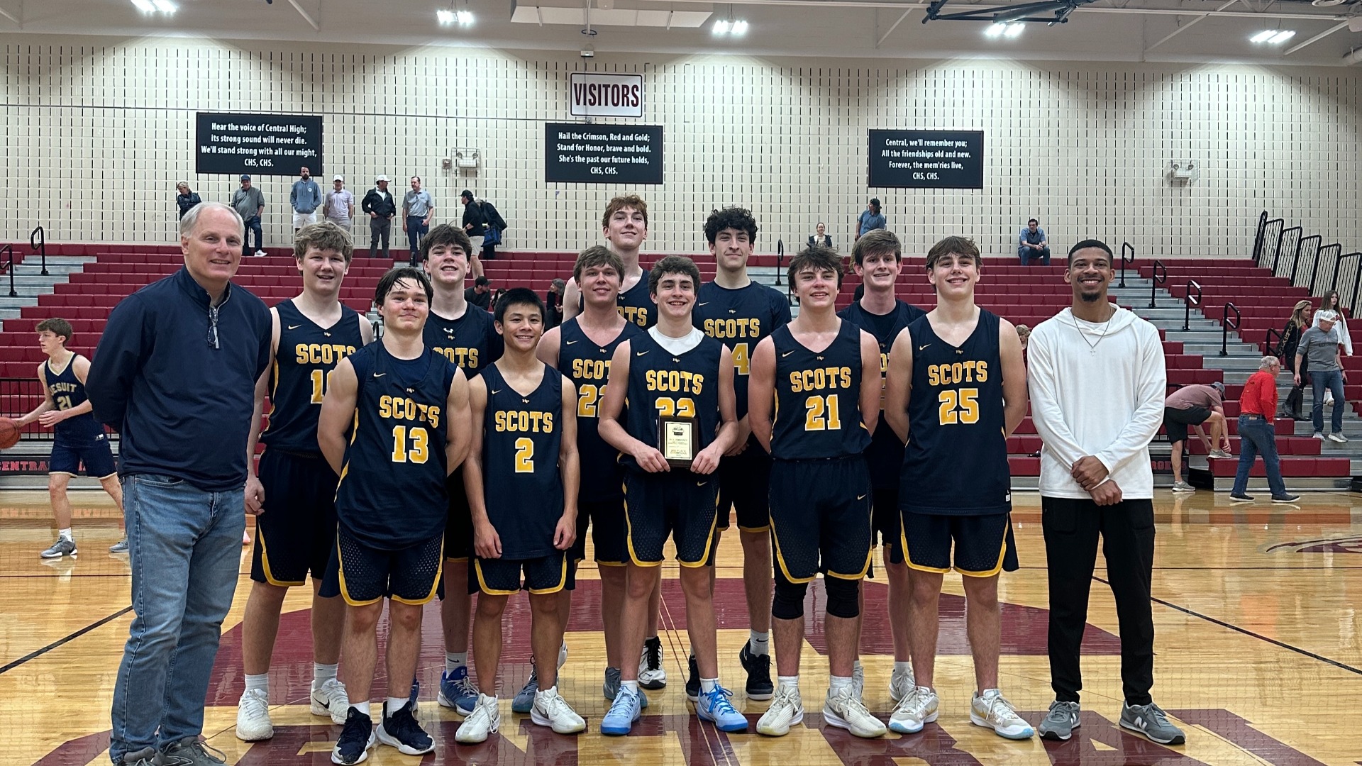 Slide 0 - Scots JV Blue Basketball Team Places 3rd at the Jamboree Tournament