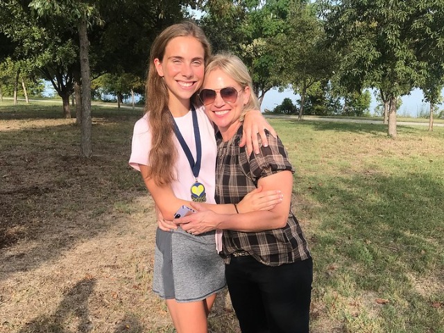 2019 Senior Recognition - Senior Caroline Dugan and Mom