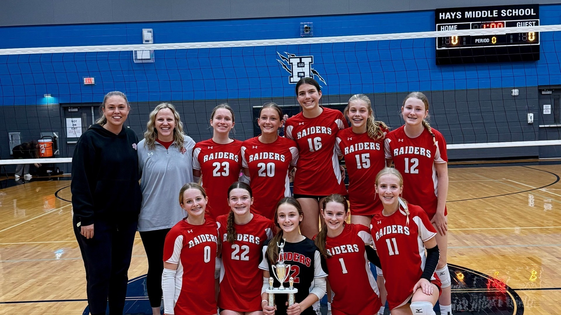 Slide 2 - Lady Raiders 8th A Volleyball Team Wins Silver Bracket at District Tournament