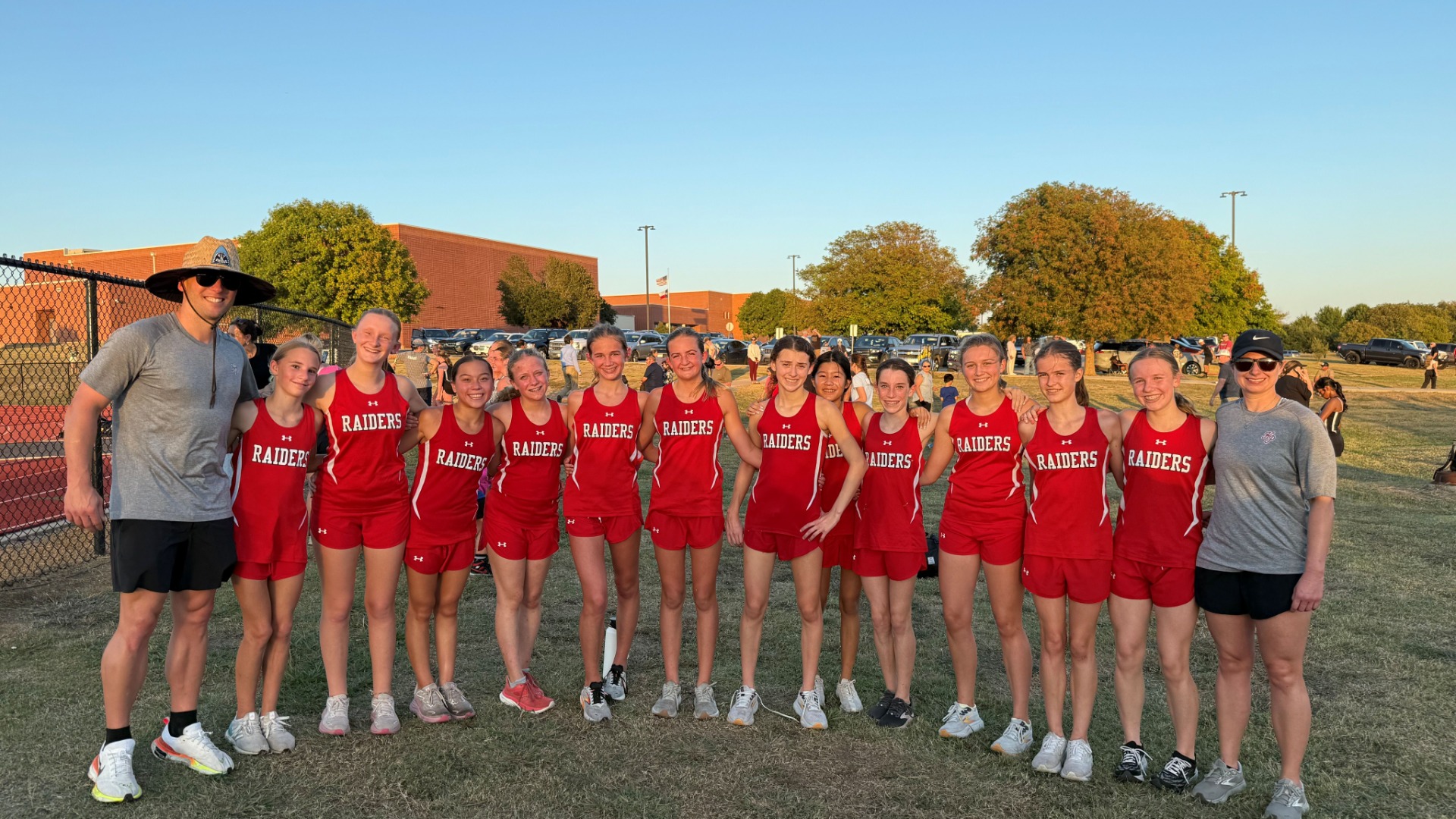 Slide 4 - Lady Raiders 8th Grade Cross Country Team - District Runner-Up - Congratulations!
