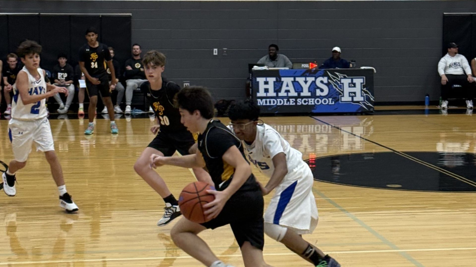 Slide 4 - Raiders 8th Grade Basketball Teams Sweep Prosper Hays