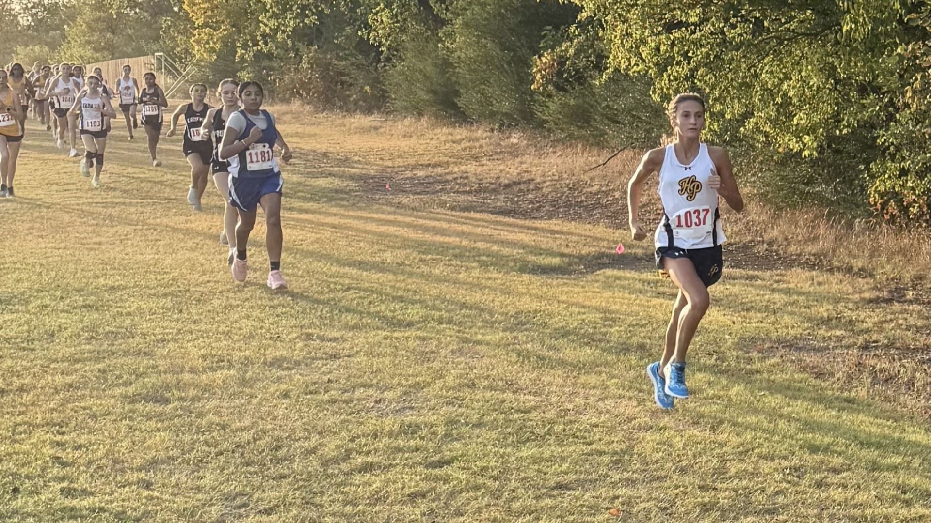 Slide 6 - 7th & 8th Girls Cross Country Team Places 1st at Kaufman Run With The Lions Meet