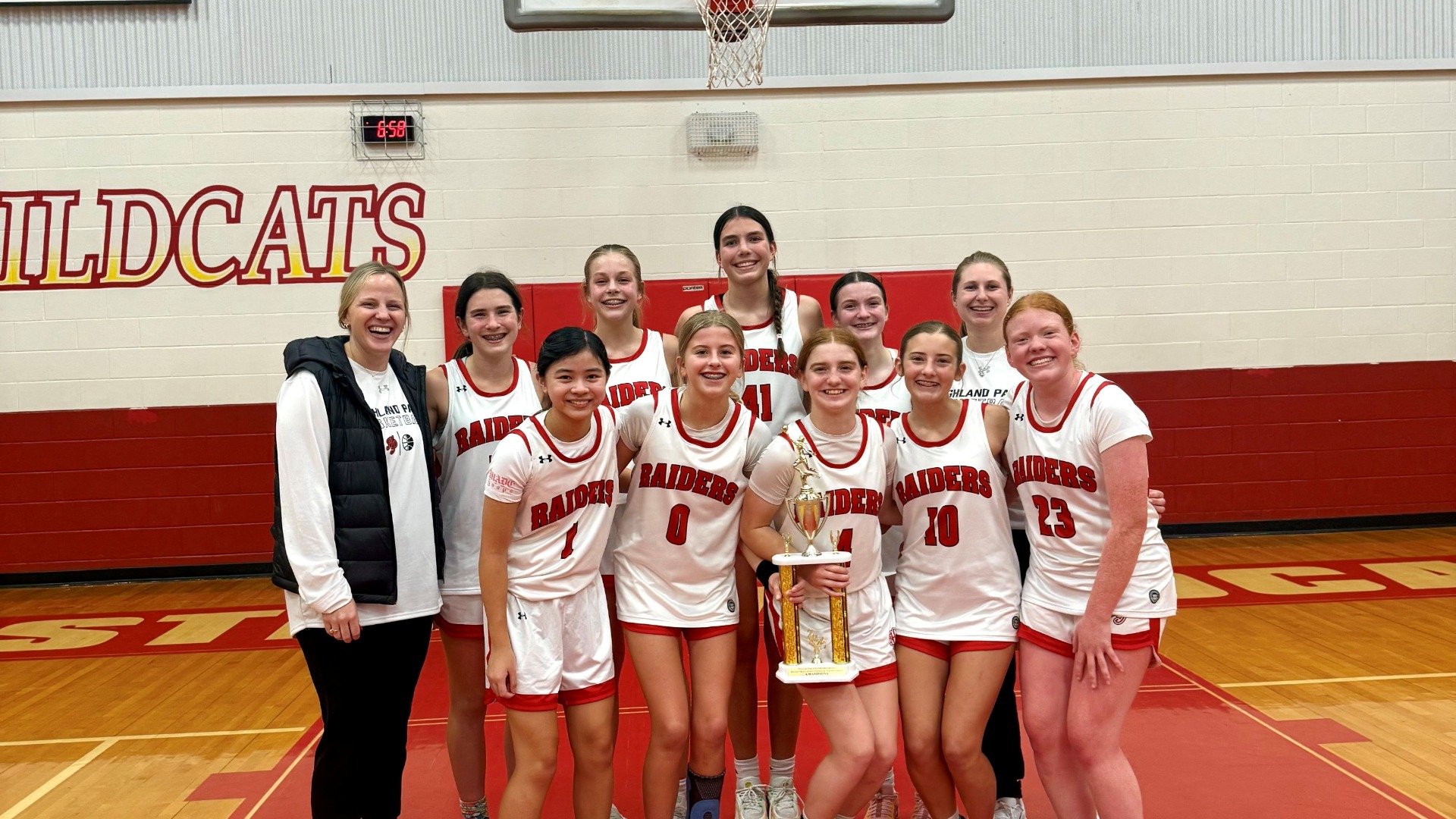 Slide 2 - Lady Raiders 8th A Basketball Team Wins Collin County Hoopfest Tournament