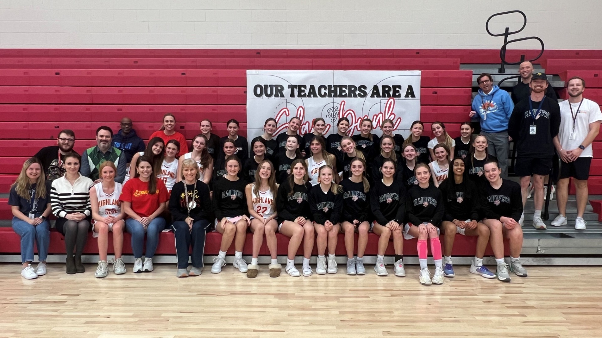 Slide 0 - Lady Raiders 8th Grade Basketball Team Honors Teachers
