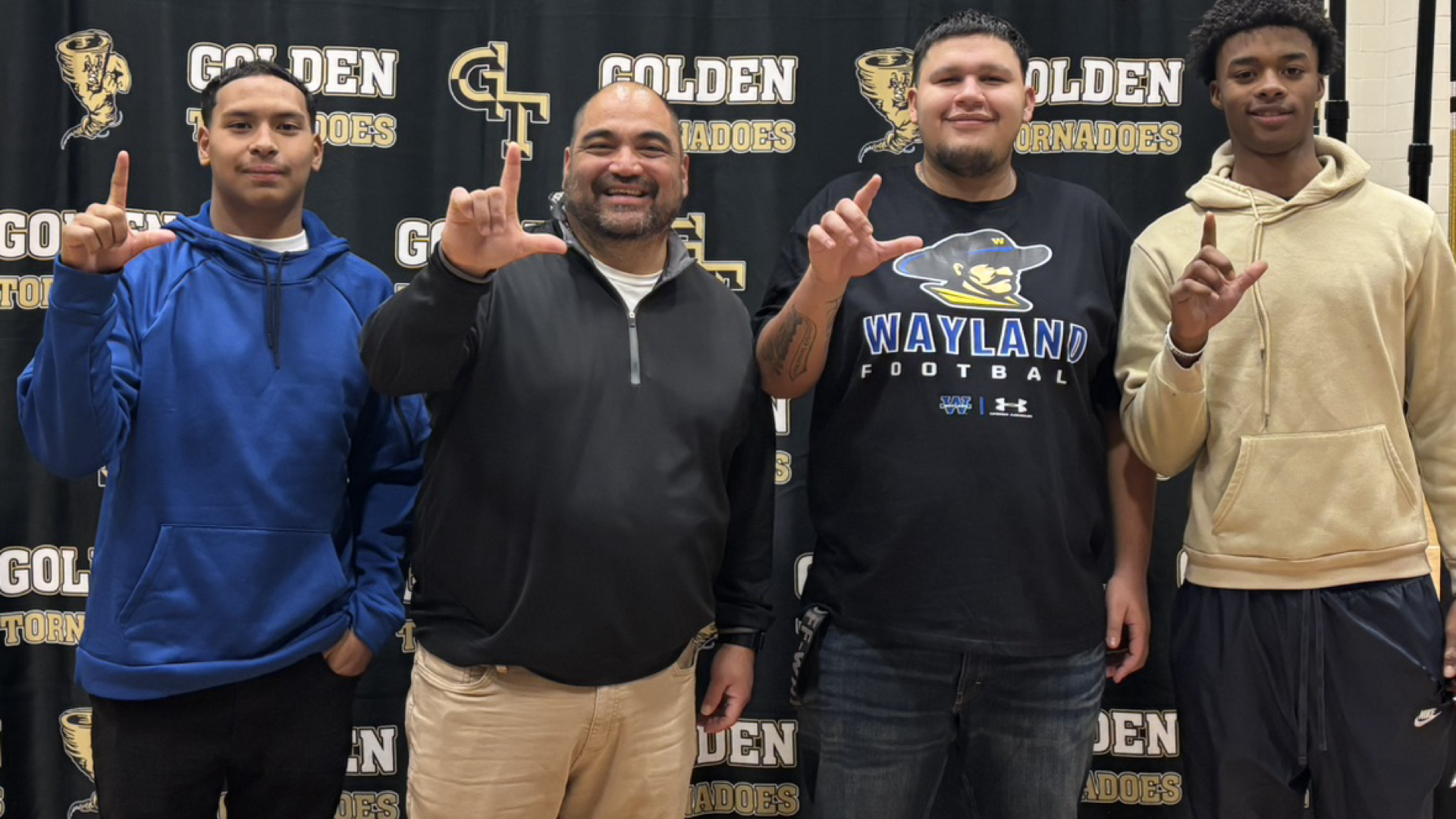 Slide 9 - Signing Day! Congratulations to these young men! 