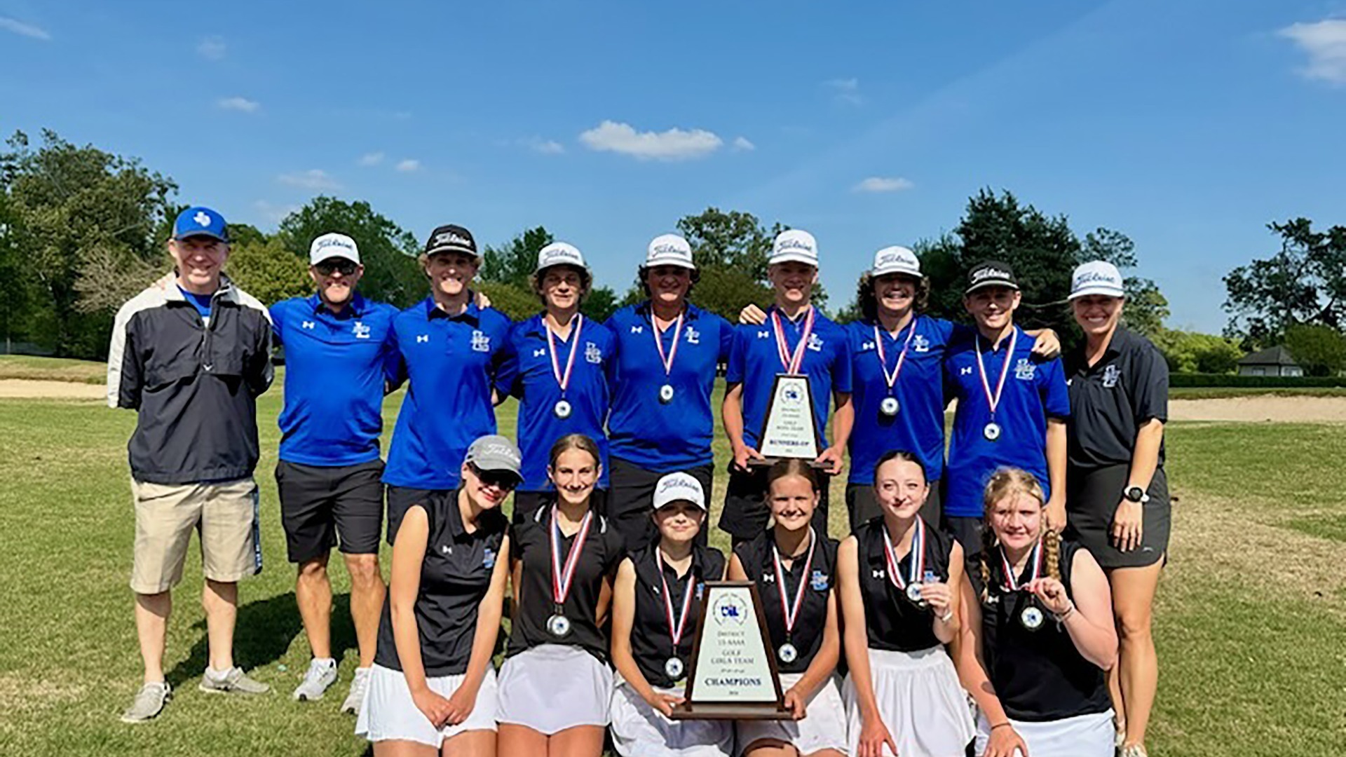 Girls place 1st and Boys place 2nd in District