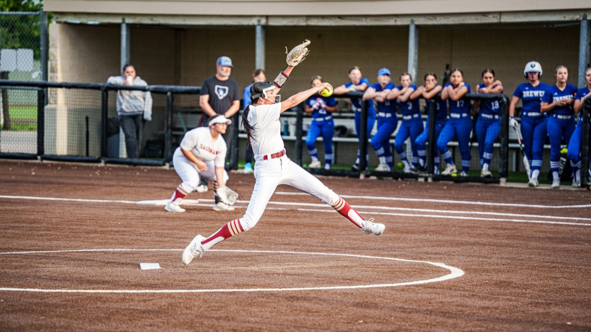 Slide 0 - LADY ROUGH RIDERS FALL TO BREWER