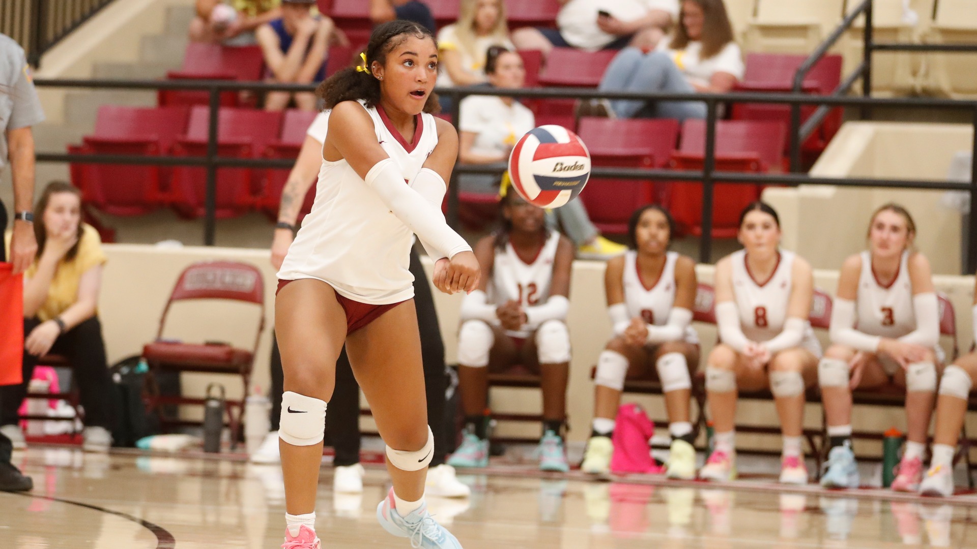 Slide 2 - NAIL-BITING NIGHT OF VOLLEYBALL ENDS IN NARROW LOSS FOR THE LADY ROUGH RIDERS