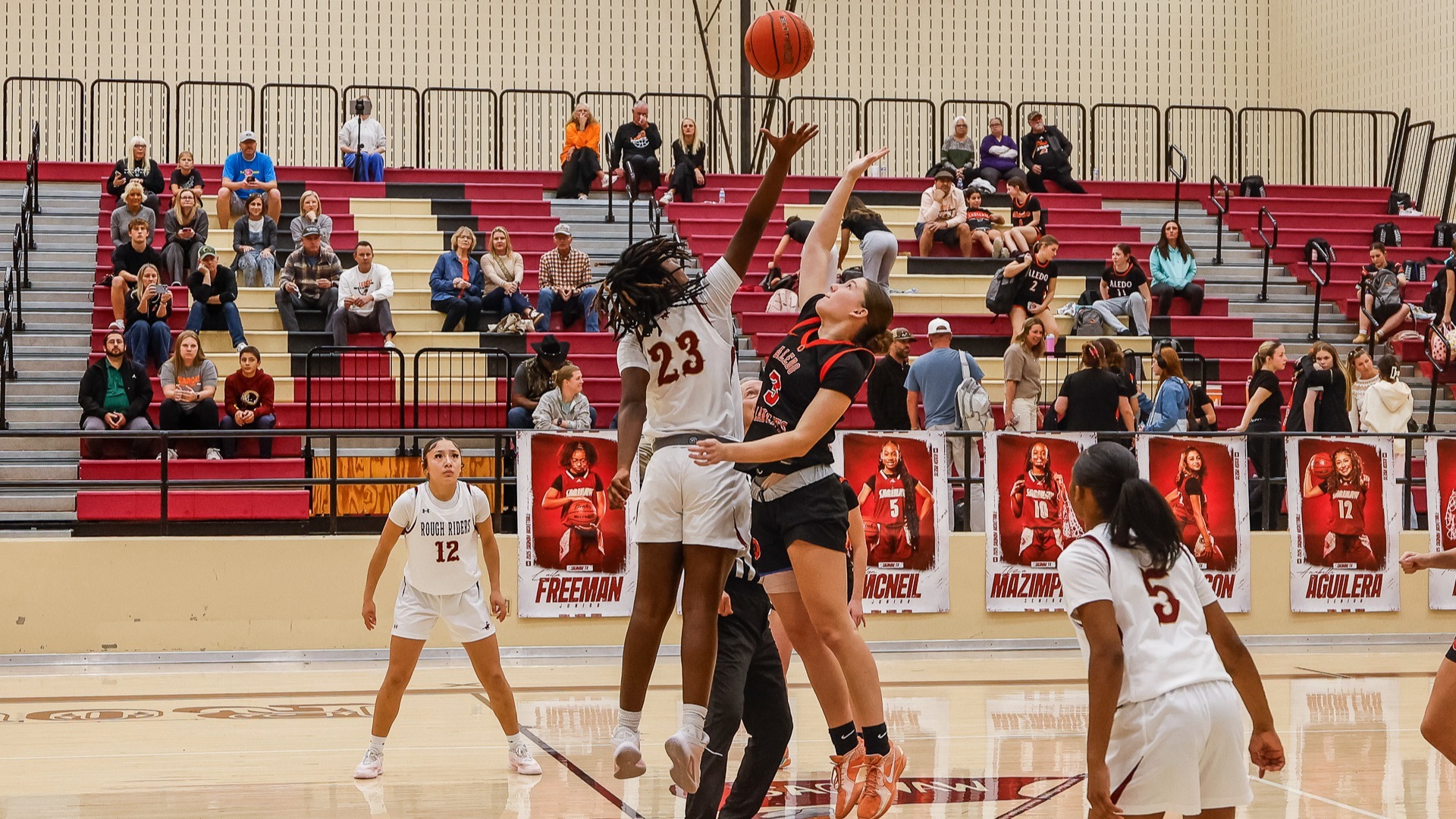 Slide 2 - LADY ROUGH RIDERS FALL TO ALEDO IN HIGHLY CONTESTED MATCHUP