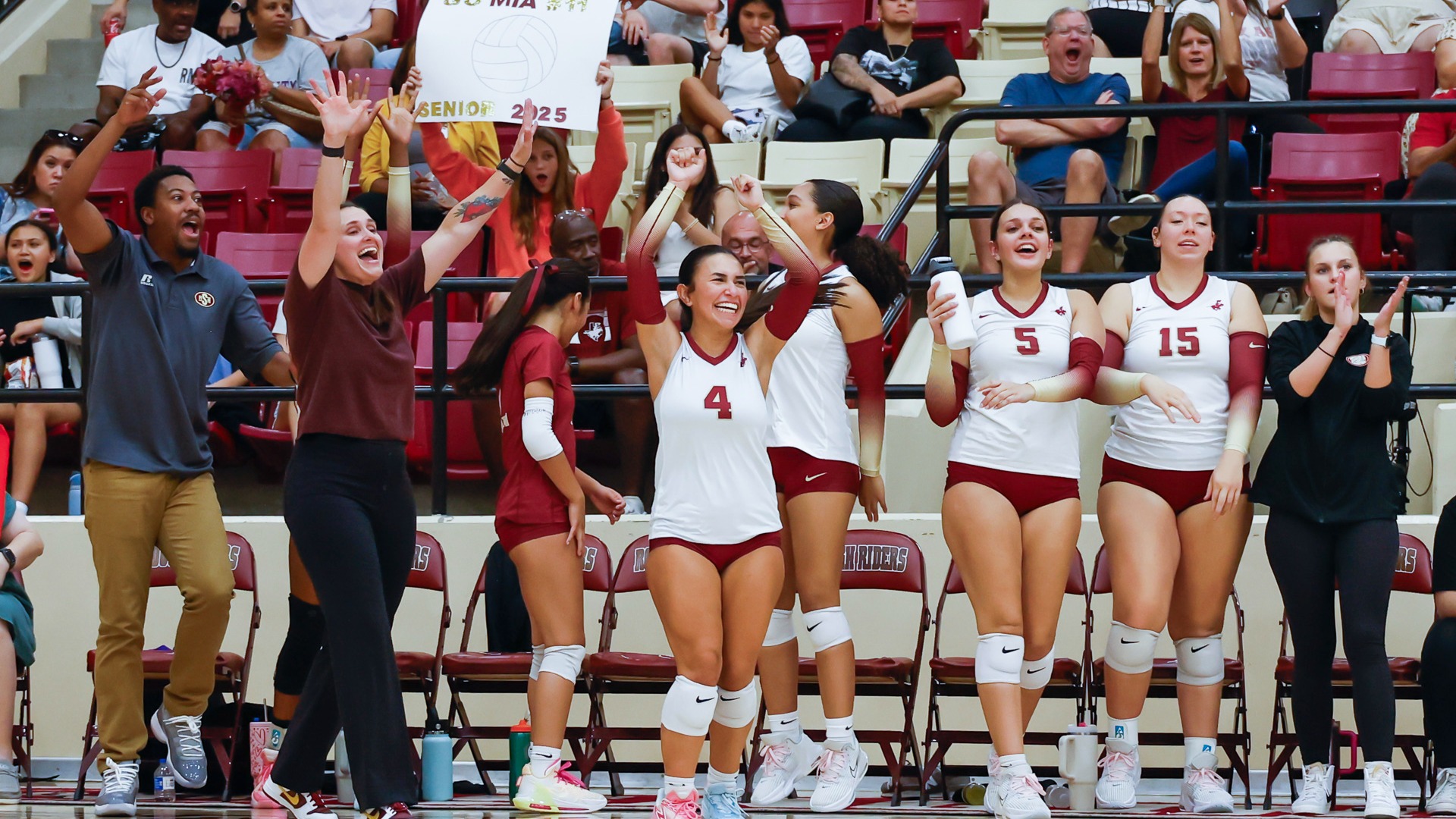 Slide 7 - SENIOR NIGHT SEES BIG WIN FOR THE LADY ROUGH RIDERS